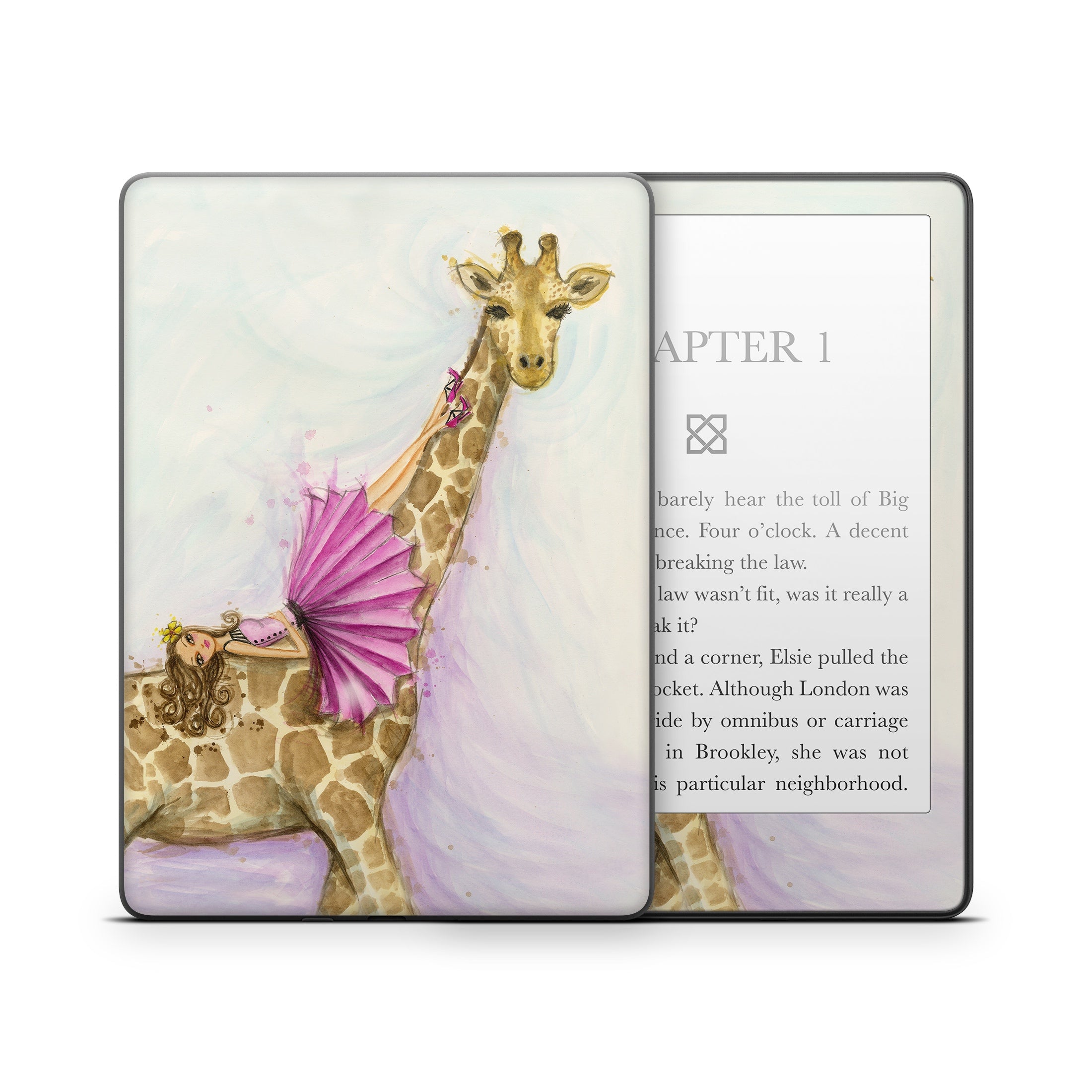 Lounge Giraffe - Amazon Kindle Skin