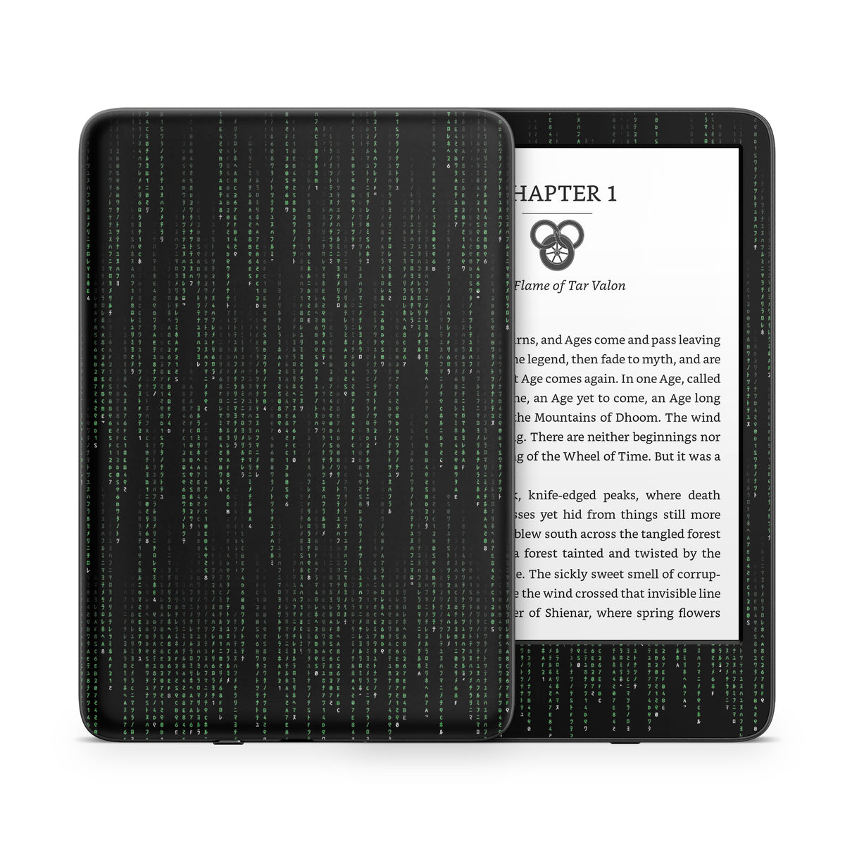 Matrix Style Code - Amazon Kindle Skin