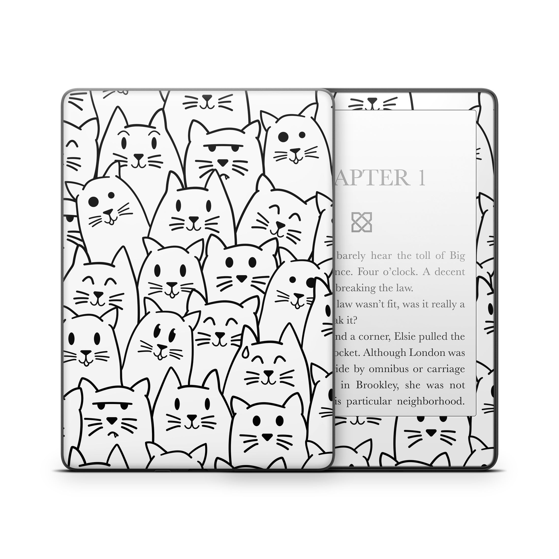 Moody Cats - Amazon Kindle Skin