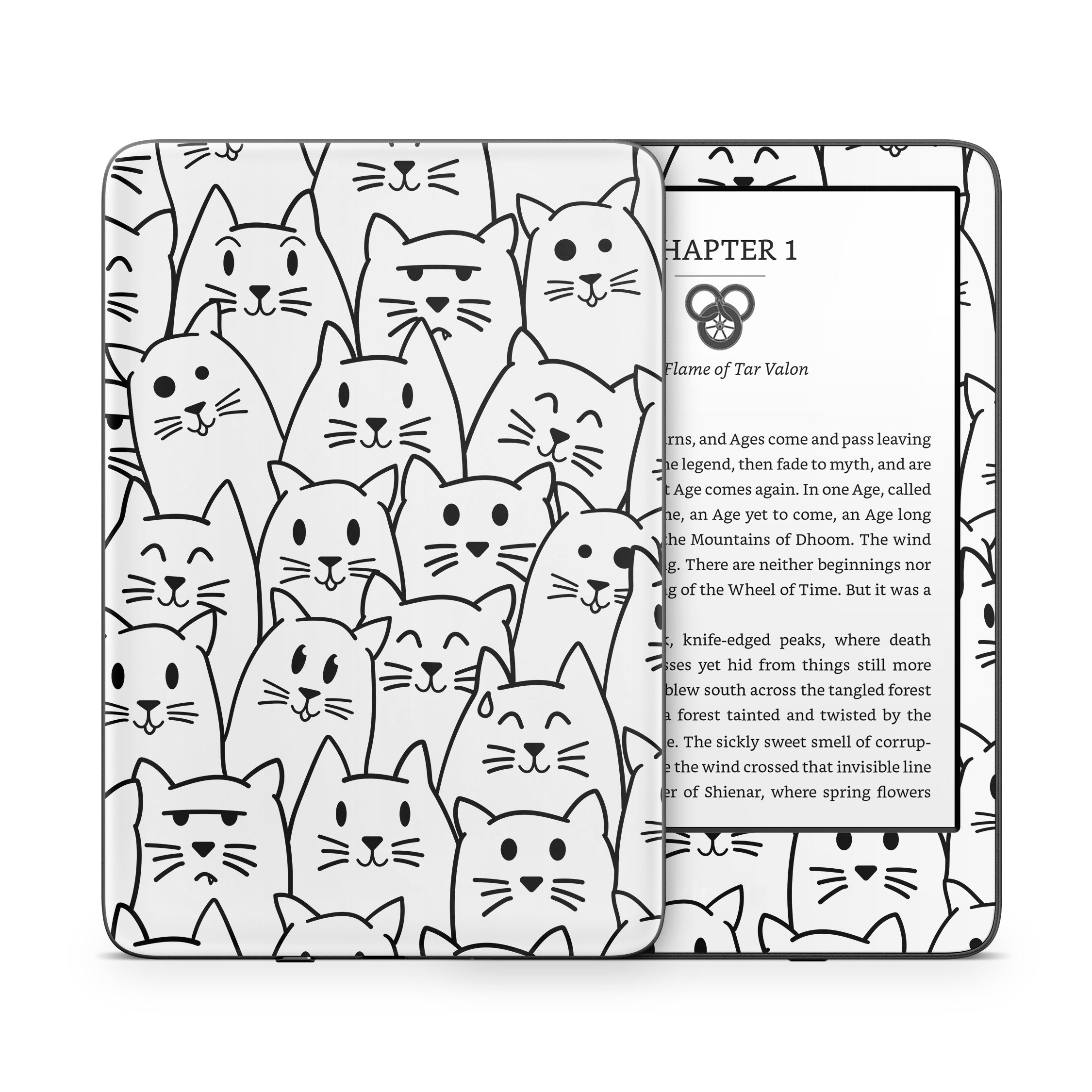 Moody Cats - Amazon Kindle Skin