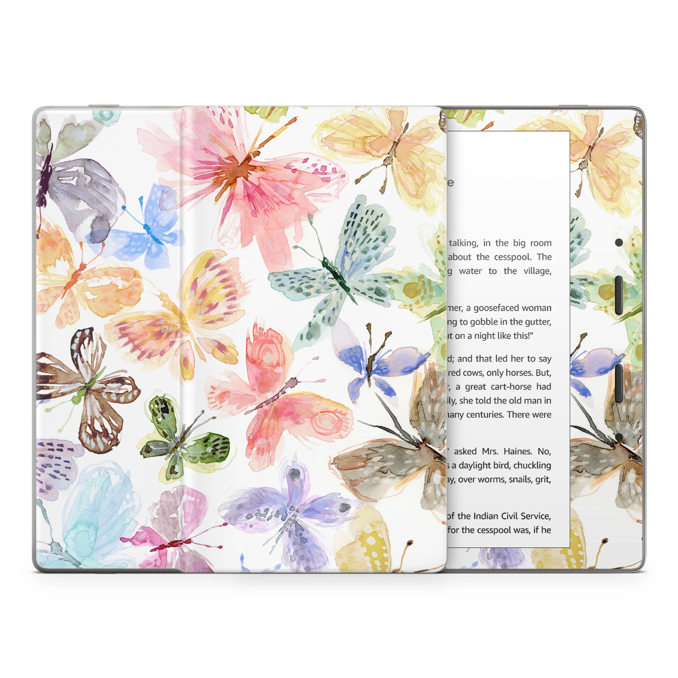 Pastel Butterflies - Amazon Kindle Skin
