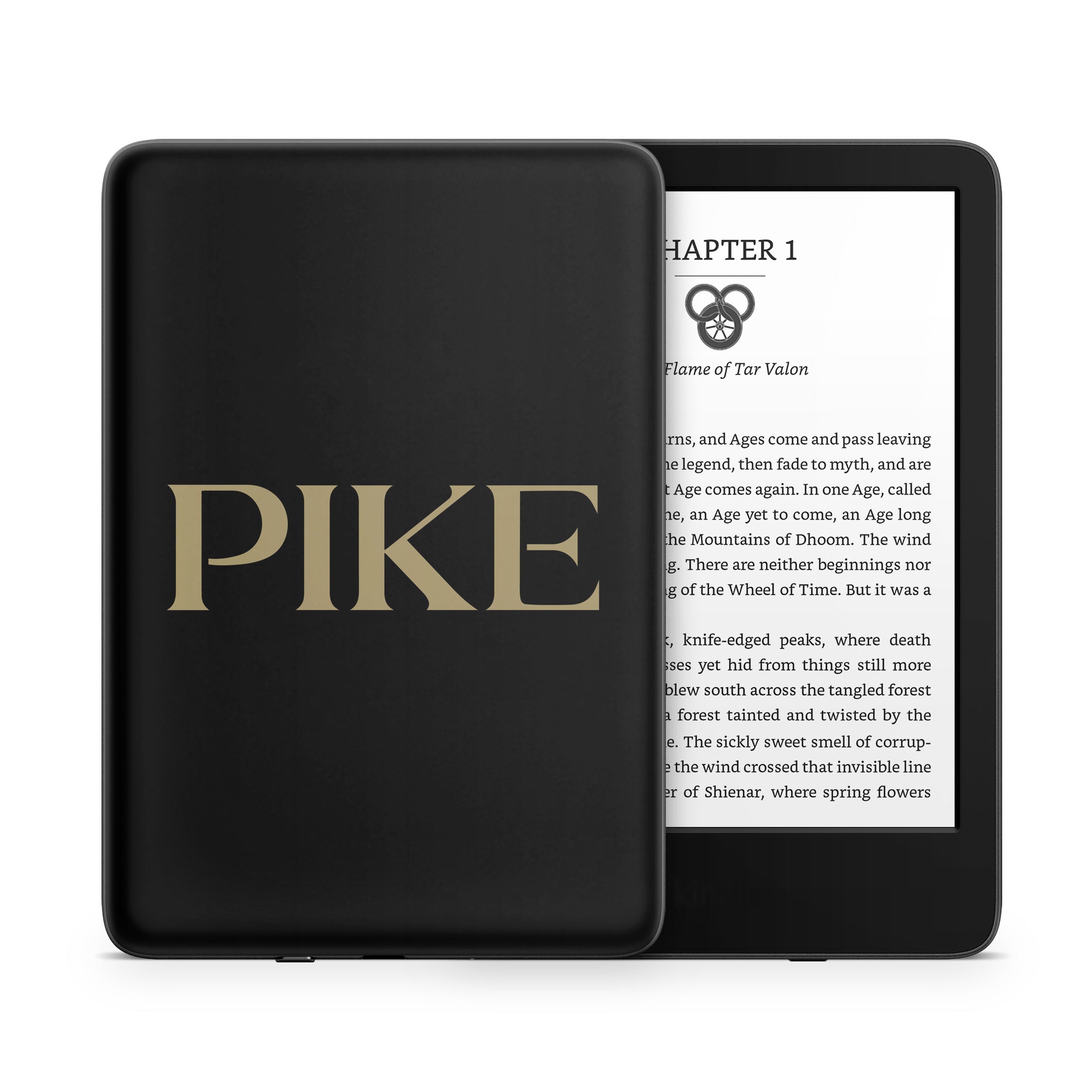 Pi Kappa Alpha PIKE Logo Black - Amazon Kindle Skin