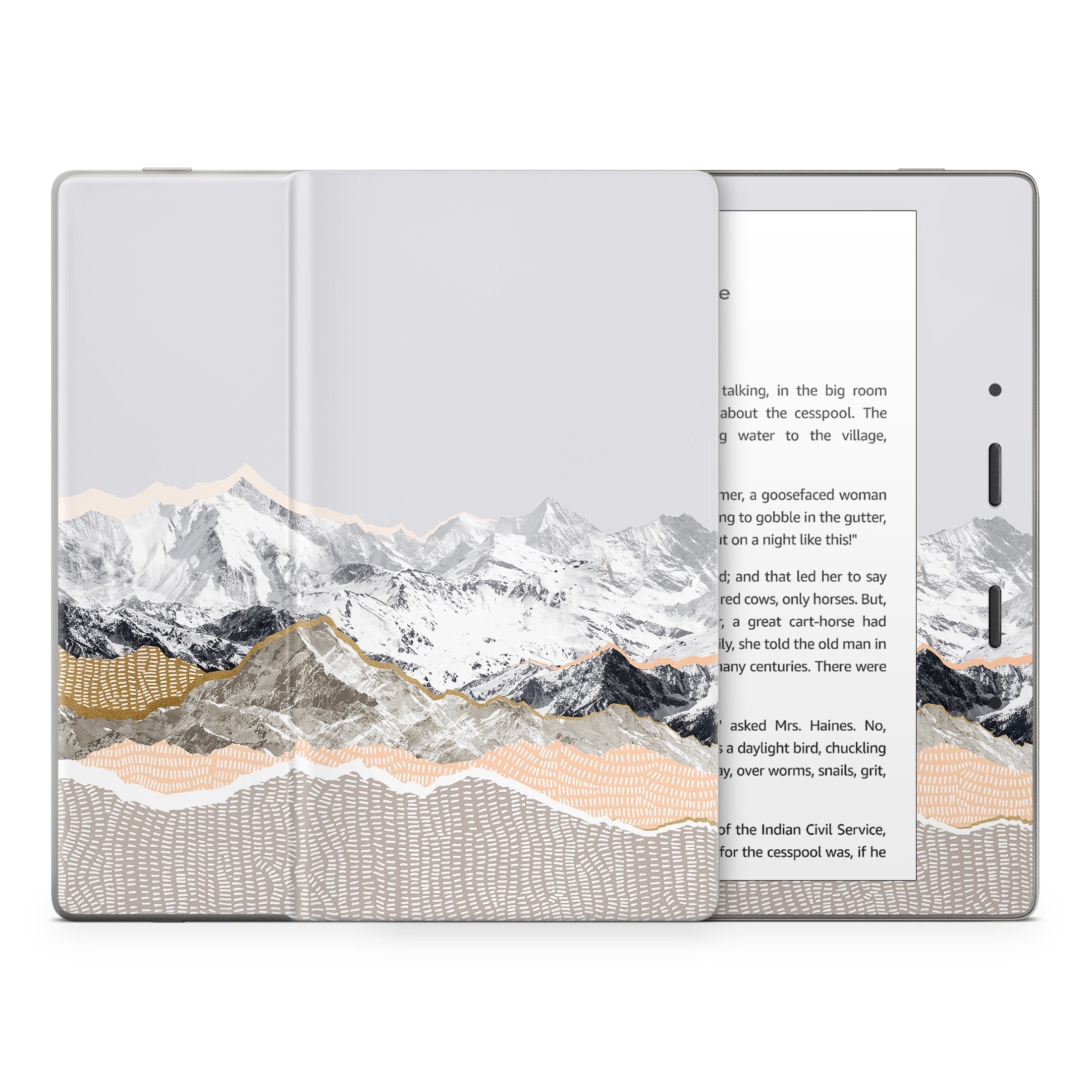 Pastel Mountains - Amazon Kindle Skin