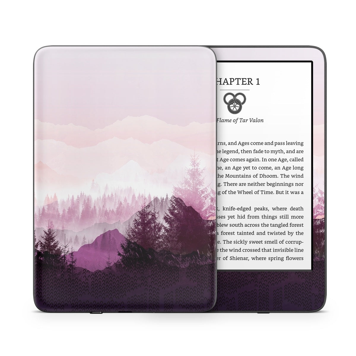 Purple Horizon - Amazon Kindle Skin