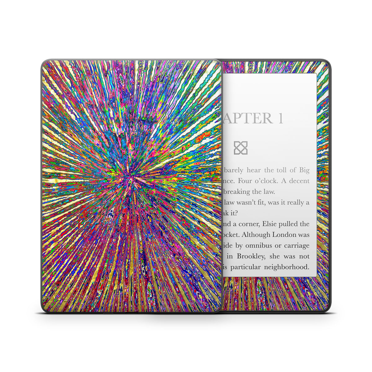 Rainbow Burst - Amazon Kindle Skin