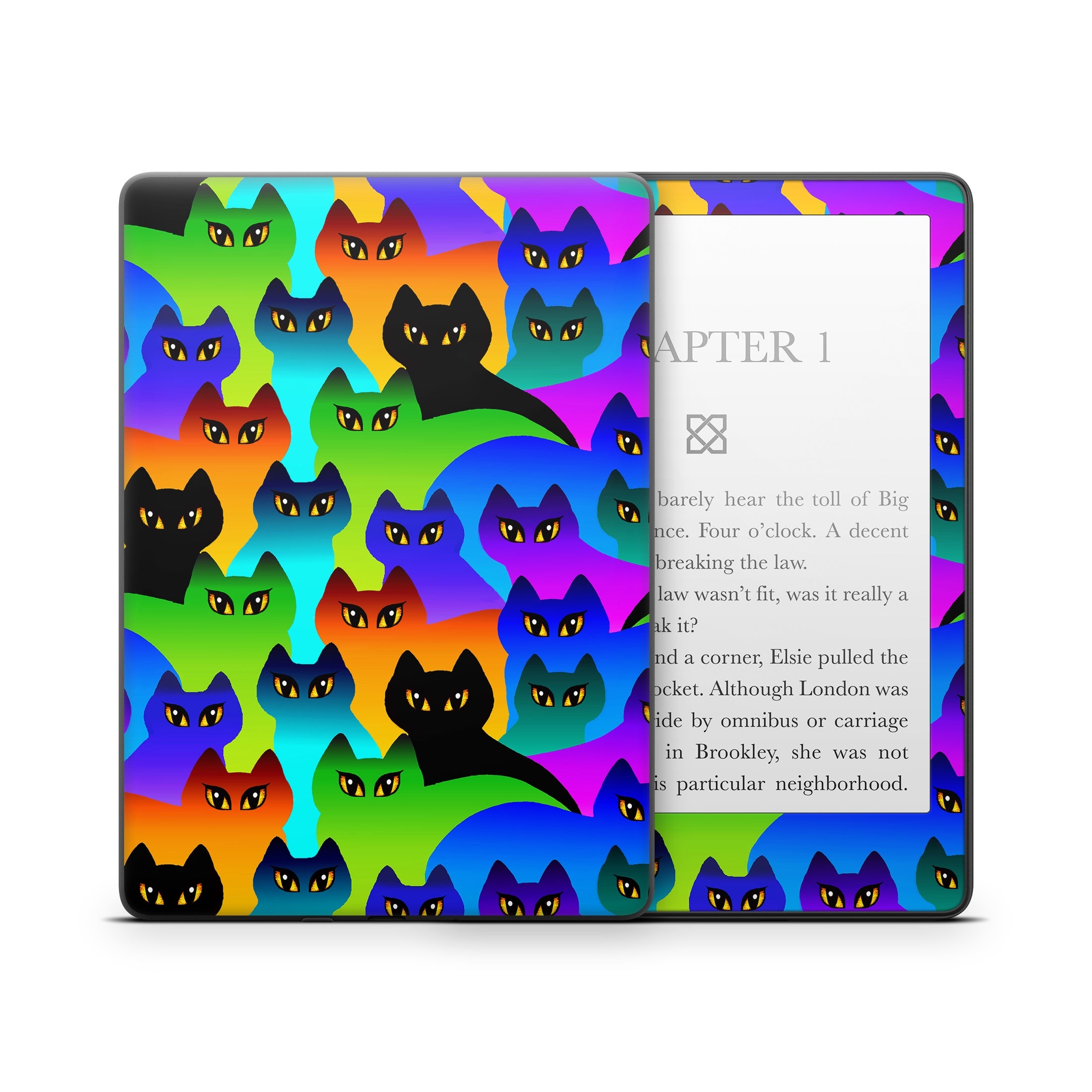 Rainbow Cats - Amazon Kindle Skin