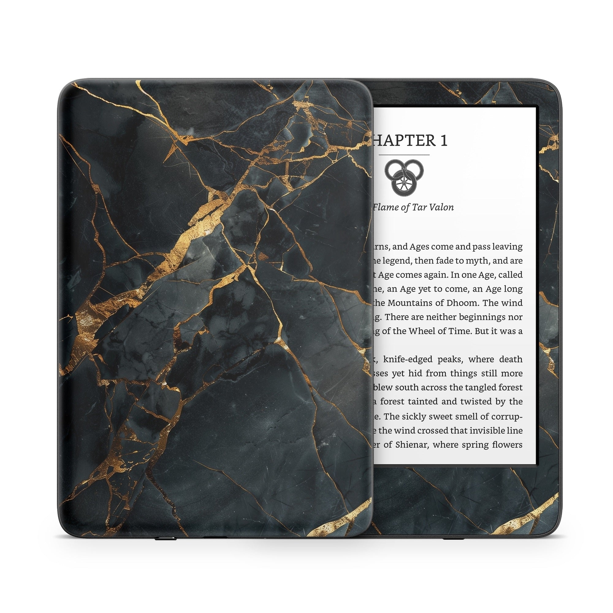 Repaired Black Marble - Amazon Kindle Skin