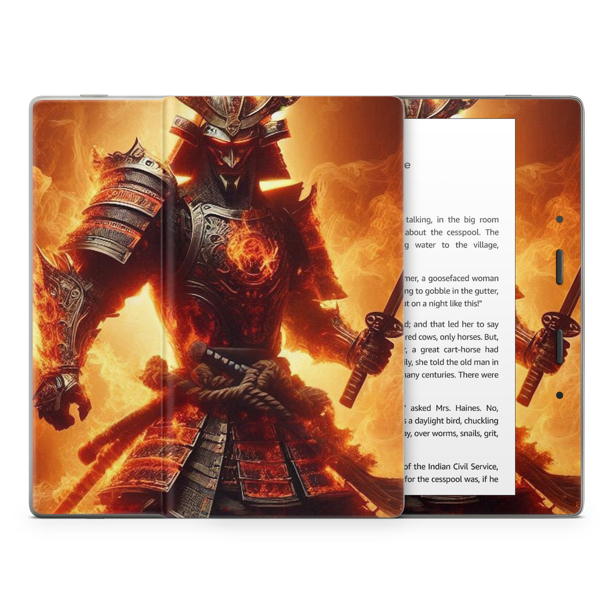 Samurai Fire - Amazon Kindle Skin