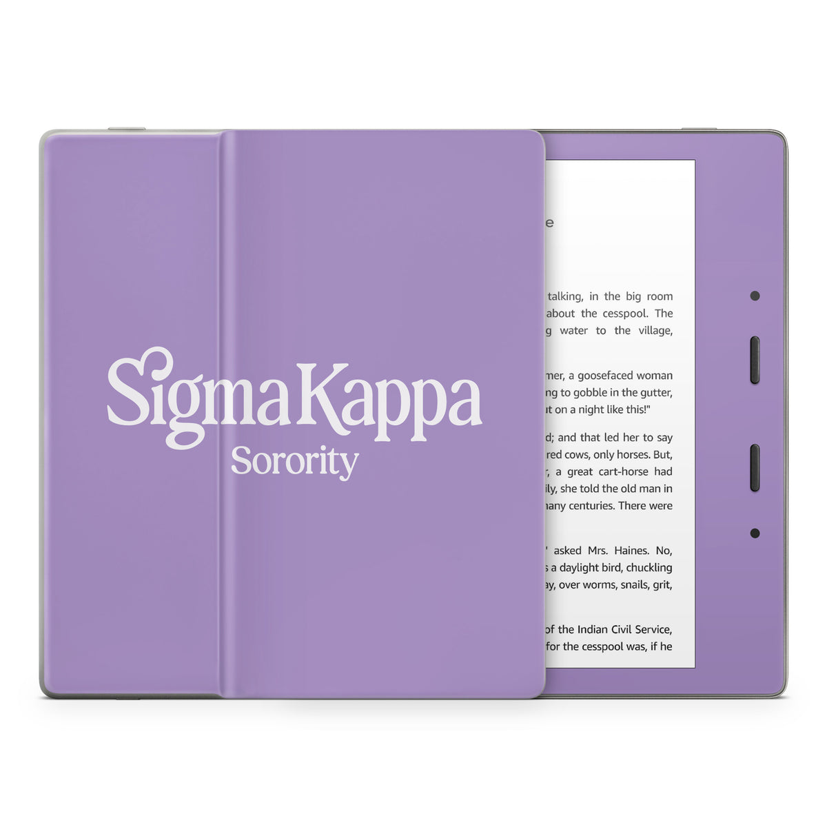Sigma Kappa Sorority Logo Dove Love on Legacy Lavender - Amazon Kindle Skin