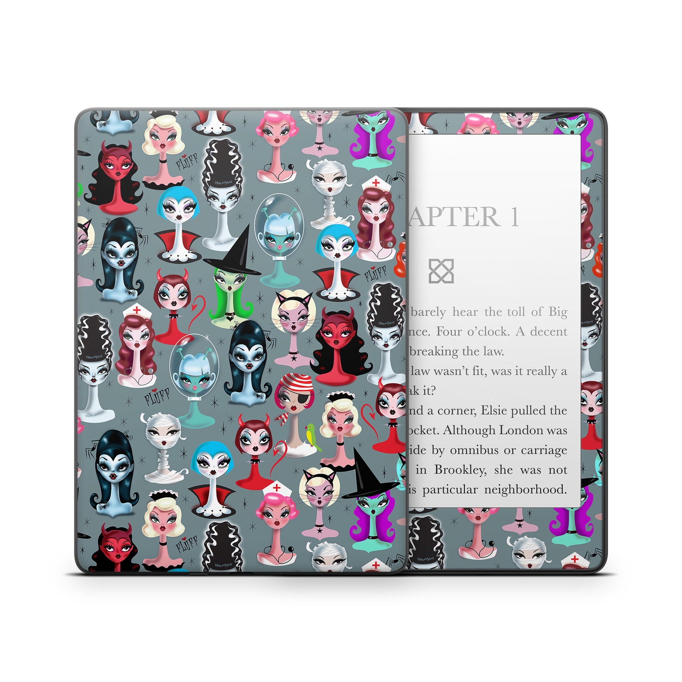 Spooky Dolls - Amazon Kindle Skin