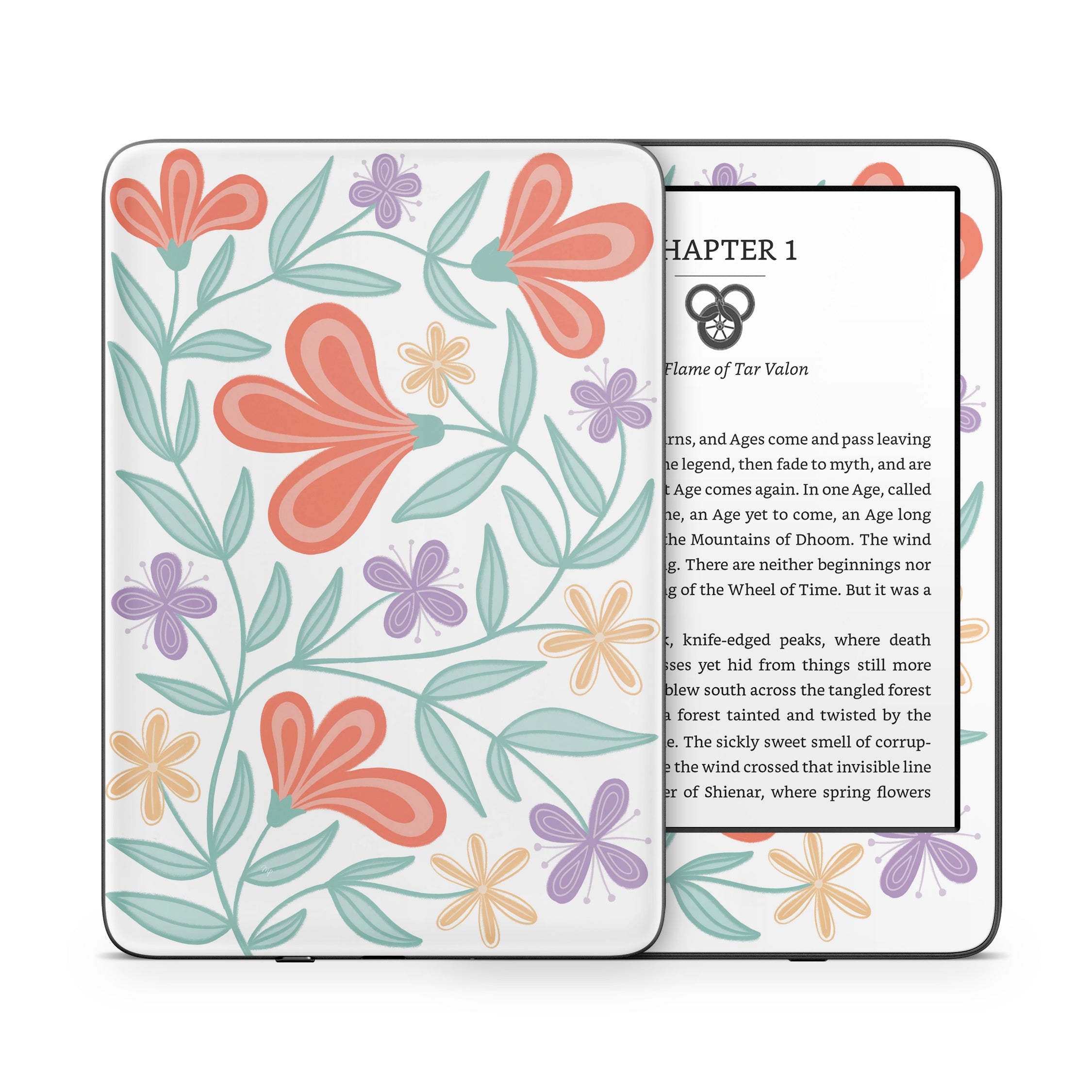 Summer Blooms - Amazon Kindle Skin