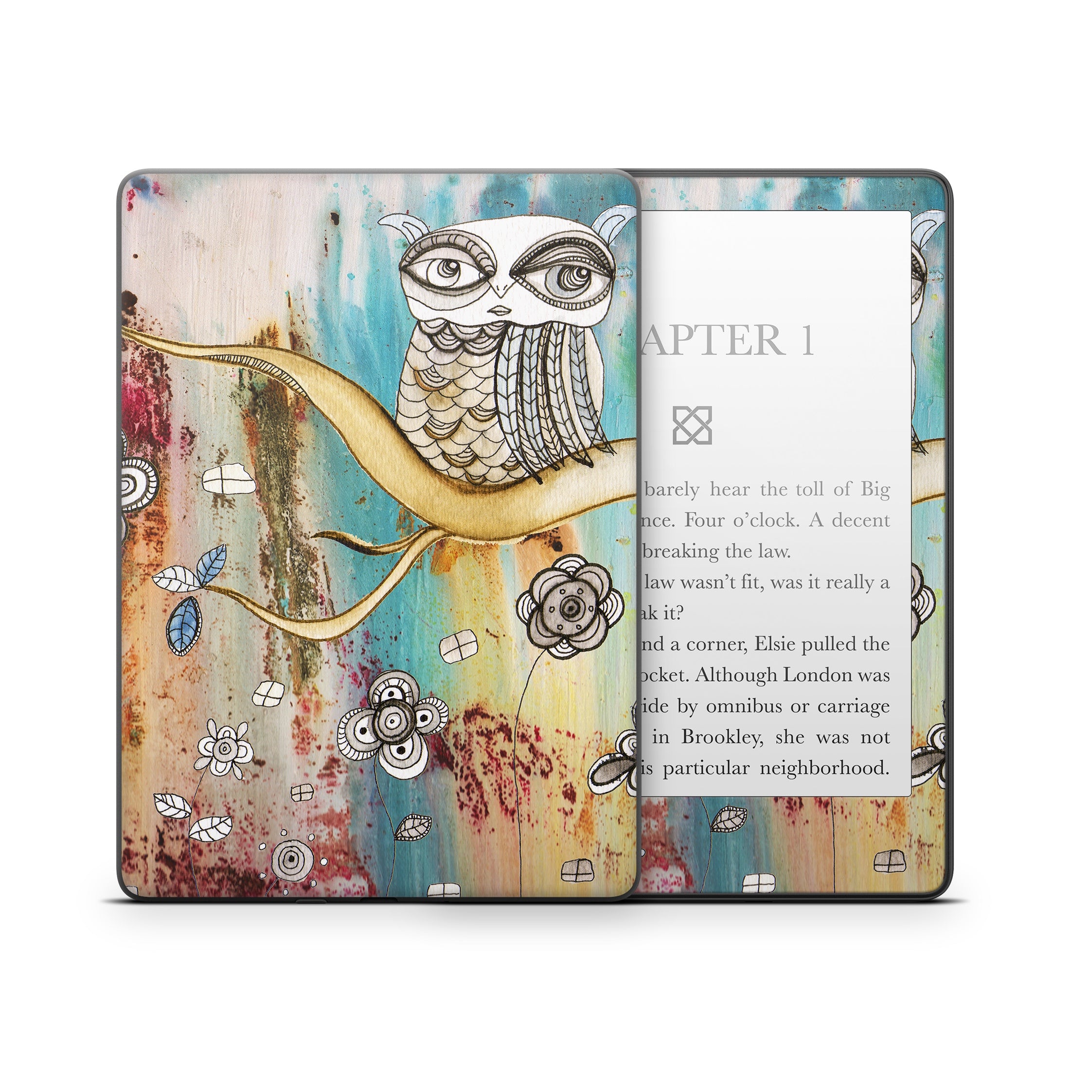 Surreal Owl - Amazon Kindle Skin