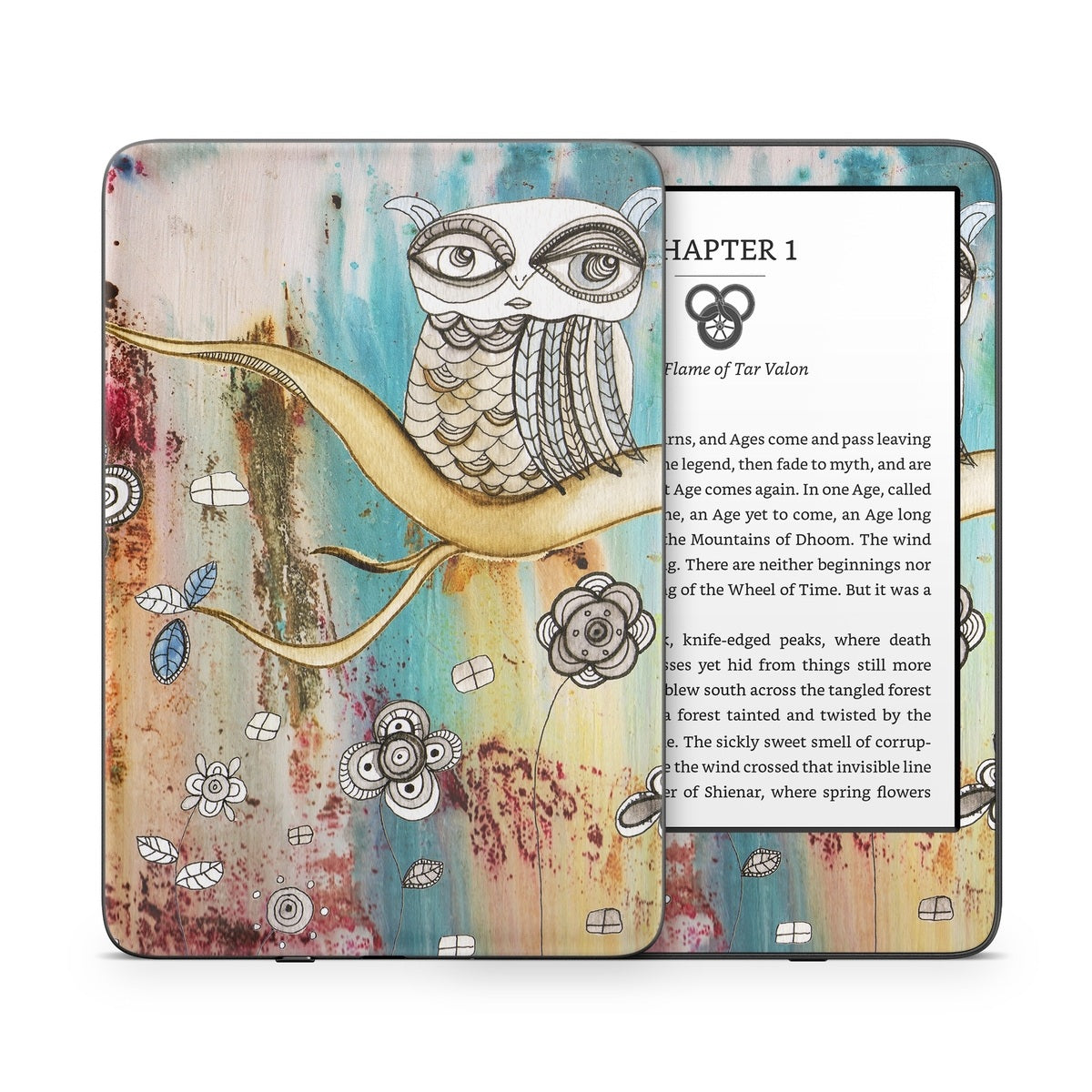 Surreal Owl - Amazon Kindle Skin