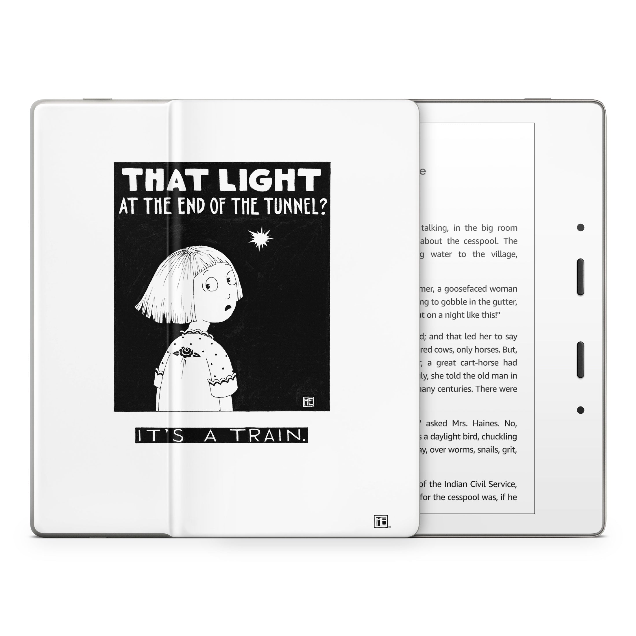 Train Tunnel - Amazon Kindle Skin