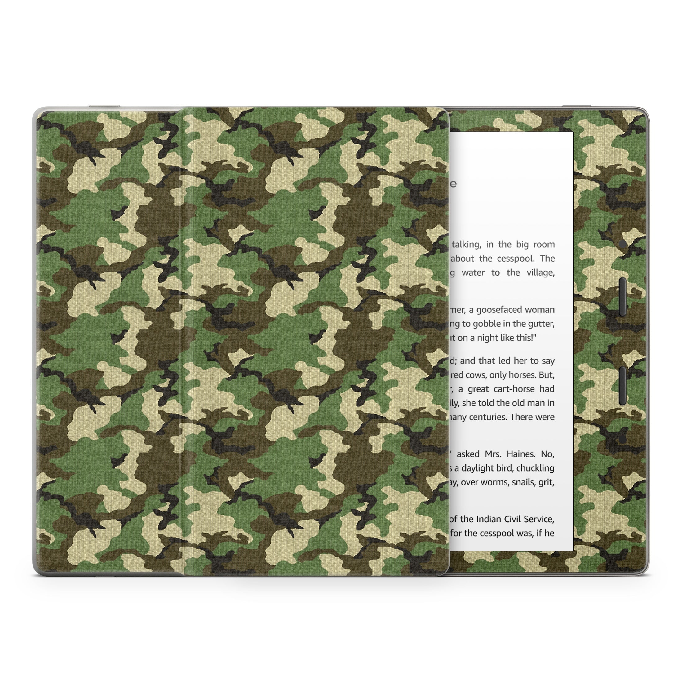 Woodland Camo - Amazon Kindle Skin