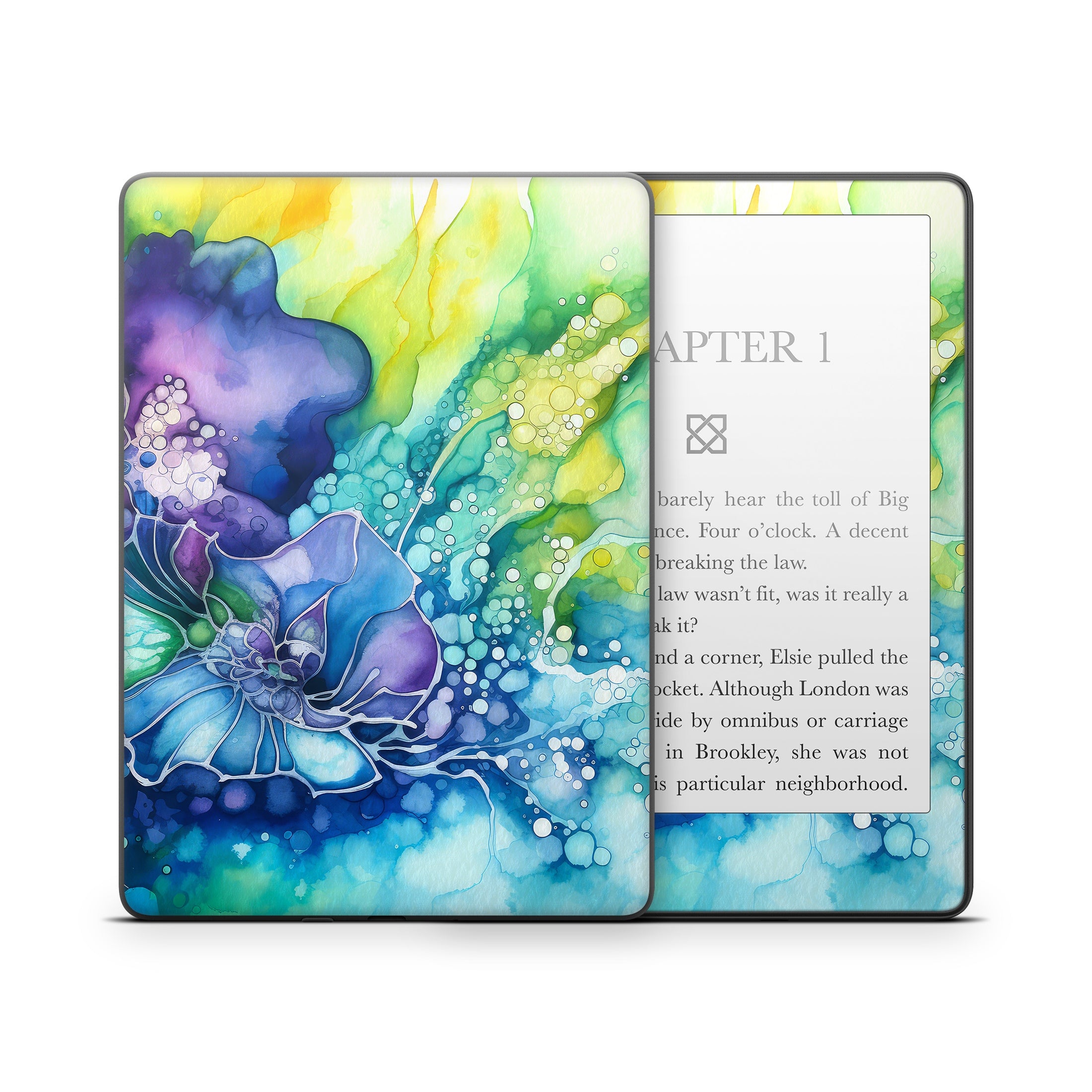 Watercolor Flora - Amazon Kindle Skin
