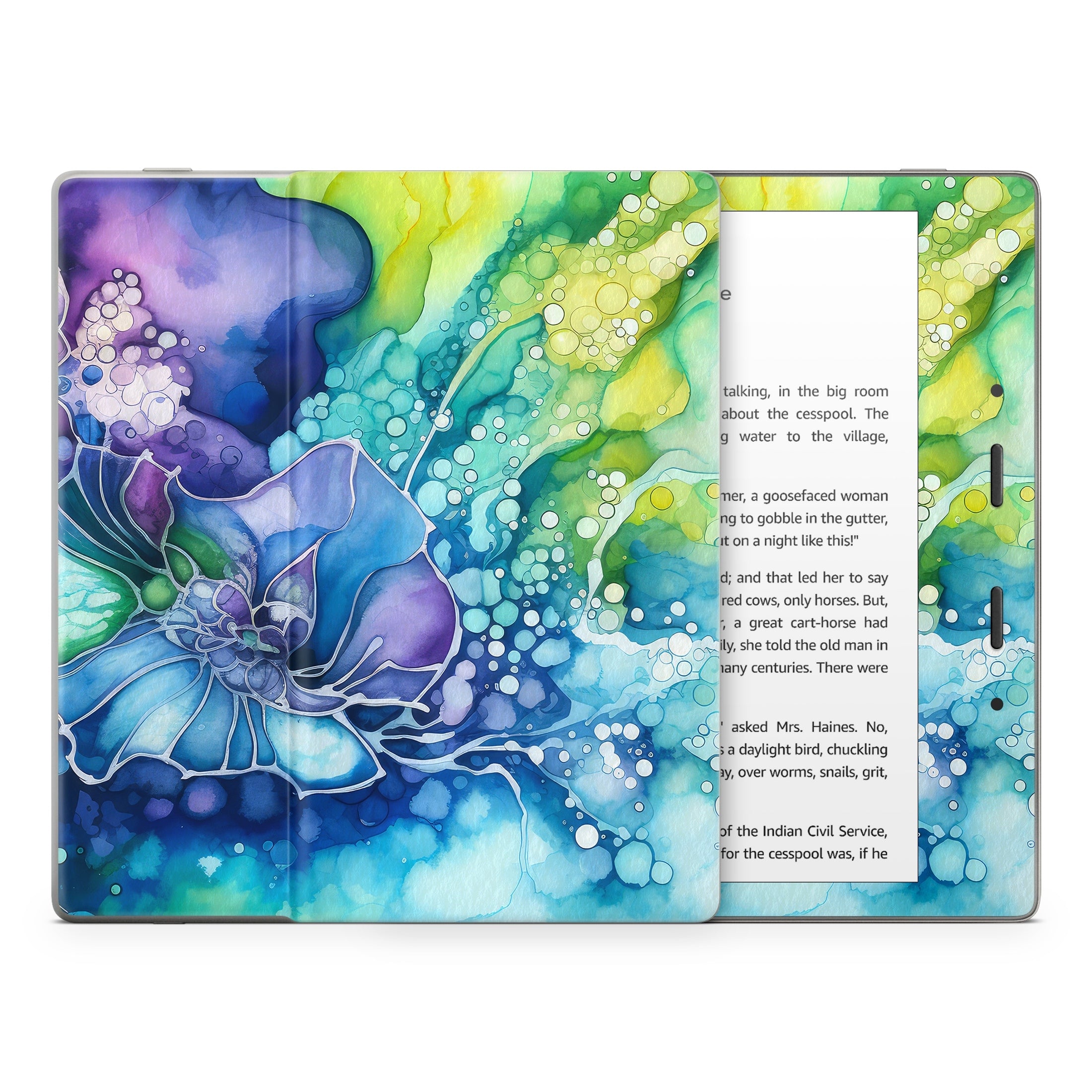 Watercolor Flora - Amazon Kindle Skin