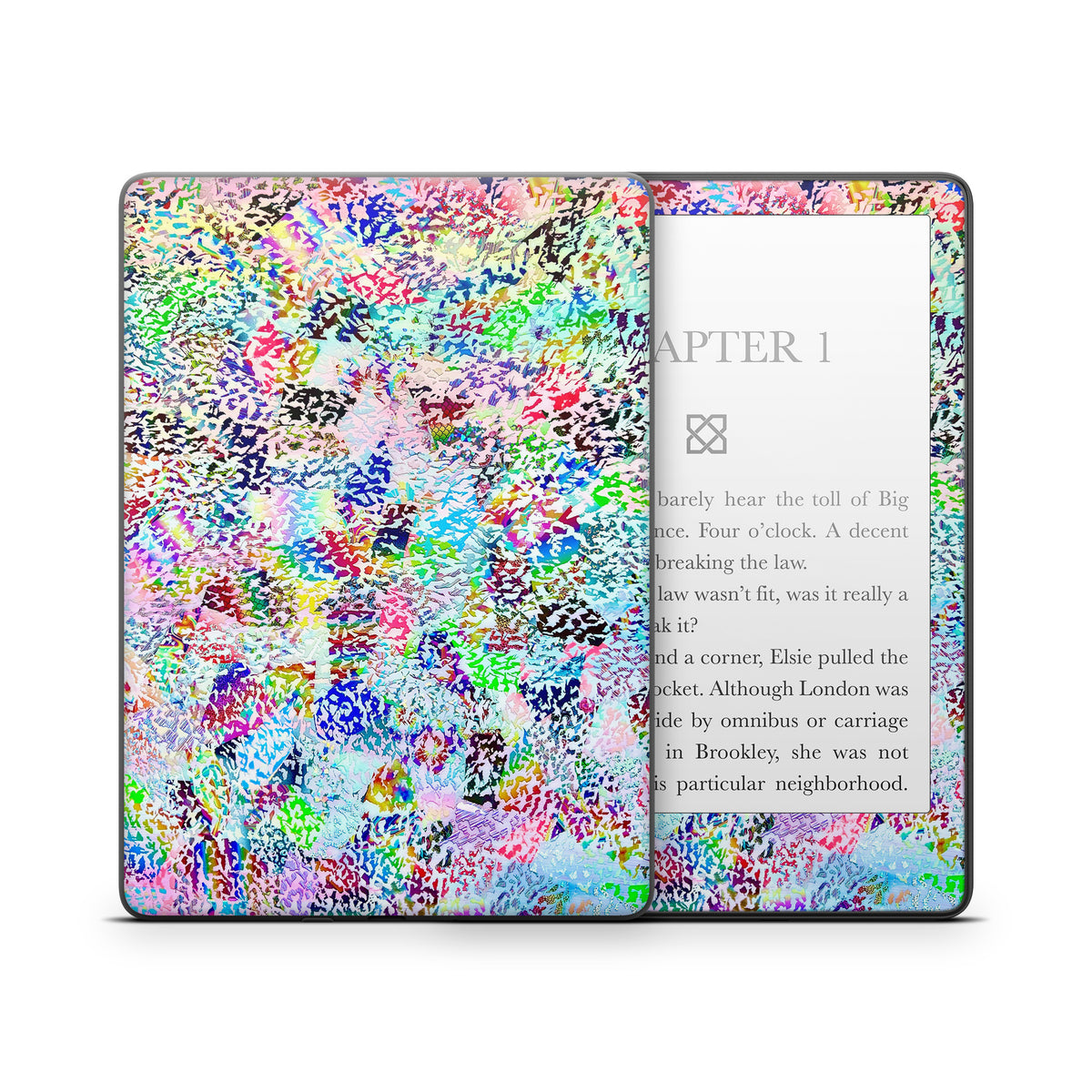 White Etching - Amazon Kindle Skin