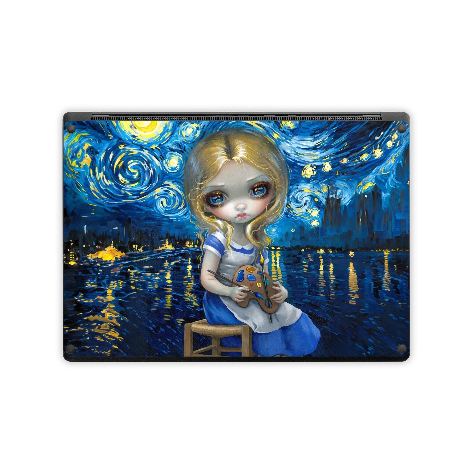 Alice in a Van Gogh - Microsoft Surface Laptop Skin - Jasmine Becket-Griffith - DecalGirl