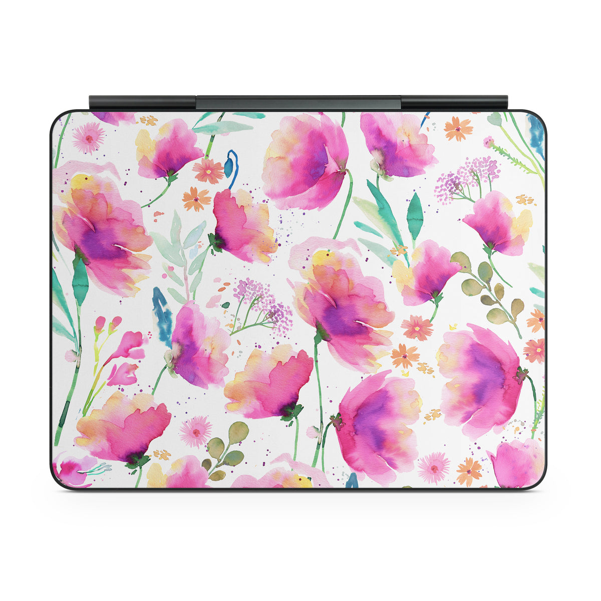 Abstract Pink Poppies - Apple Magic Keyboard for iPad Skin