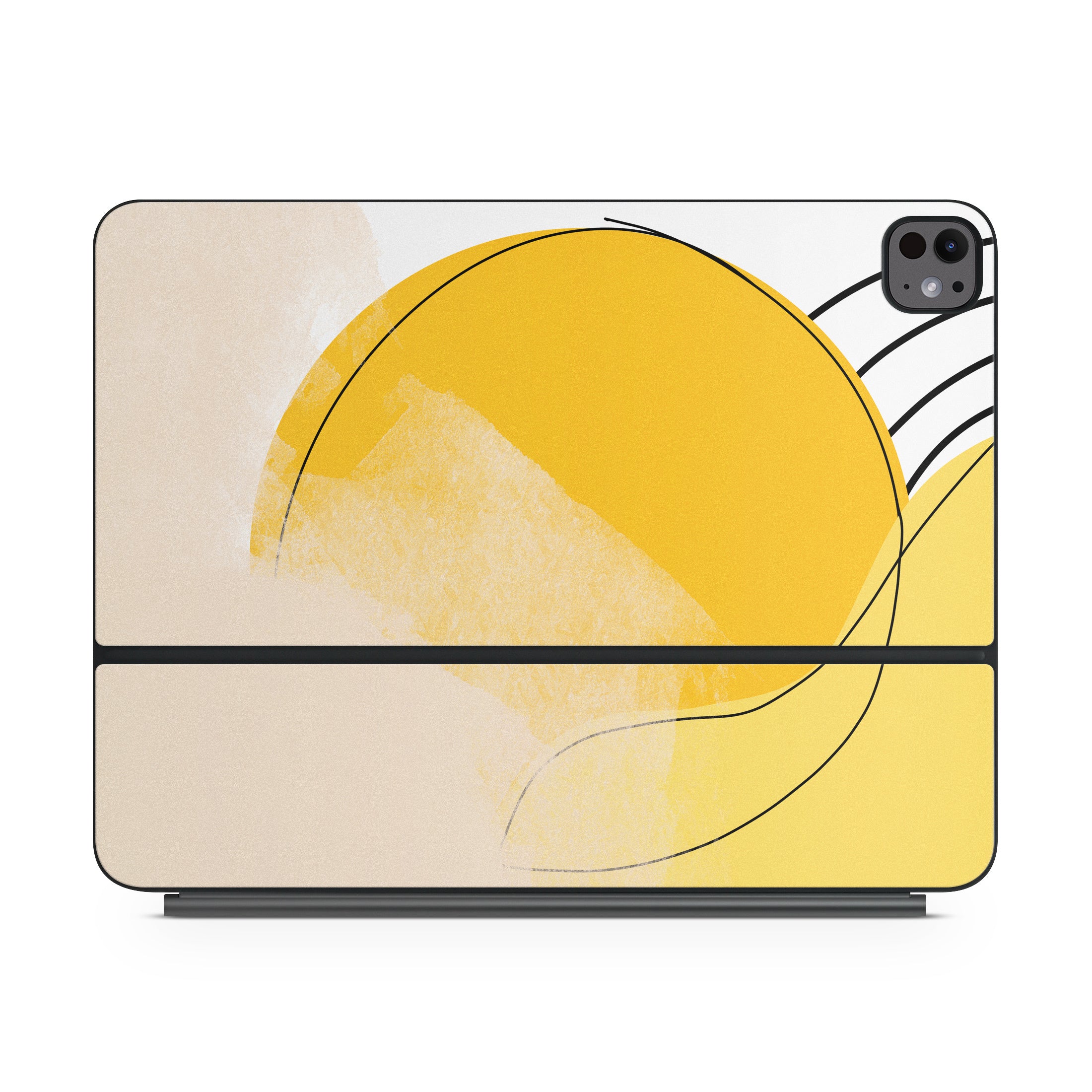 Abstract Yellow - Apple Magic Keyboard for iPad Skin