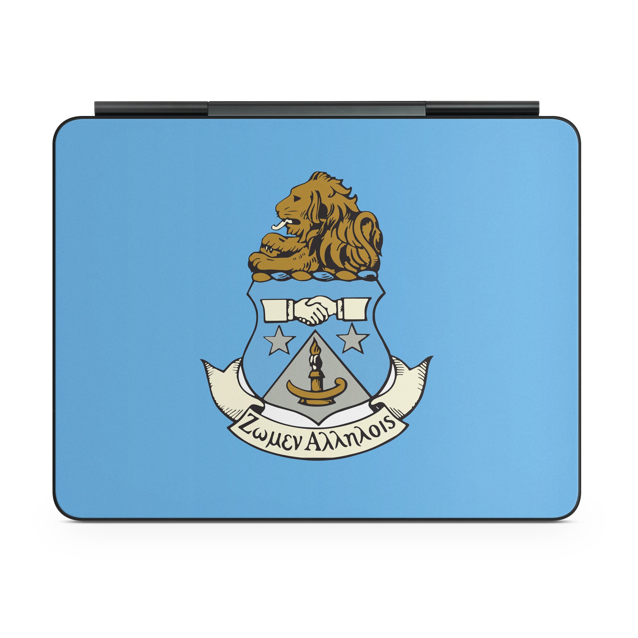 Alpha Delta Pi Crest Adelphean Blue - Apple Magic Keyboard for iPad Skin