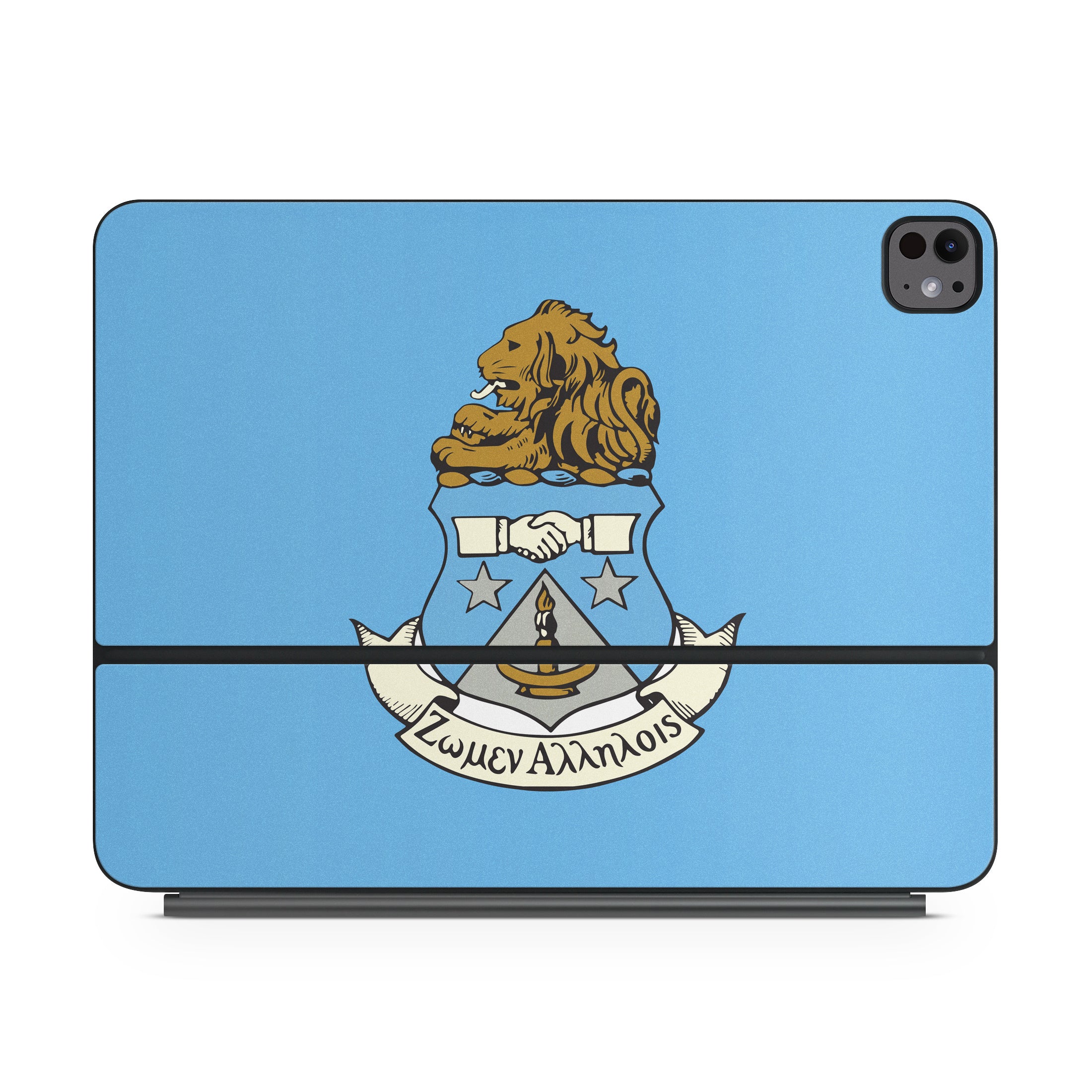 Alpha Delta Pi Crest Adelphean Blue - Apple Magic Keyboard for iPad Skin