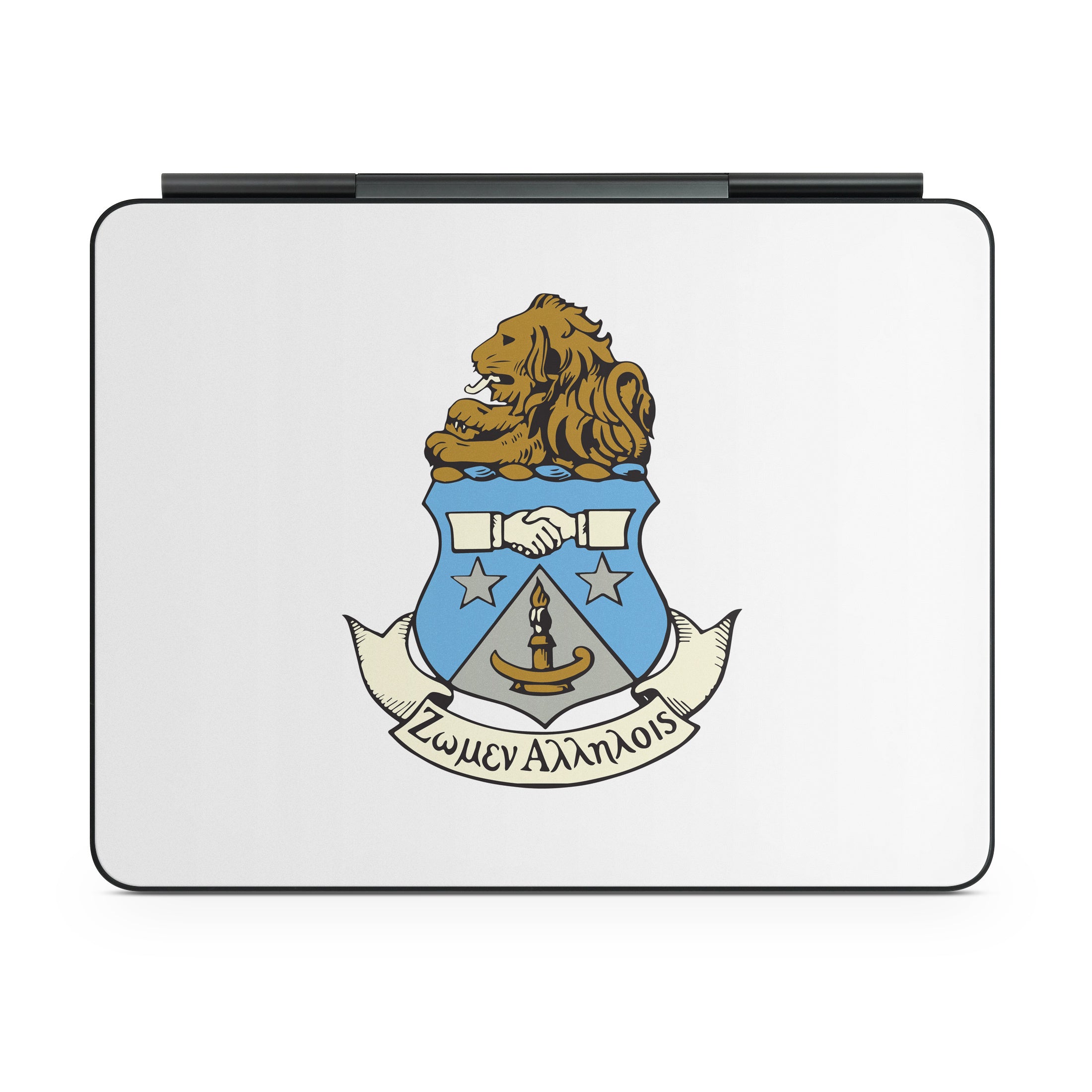 Alpha Delta Pi Crest White - Apple Magic Keyboard for iPad Skin