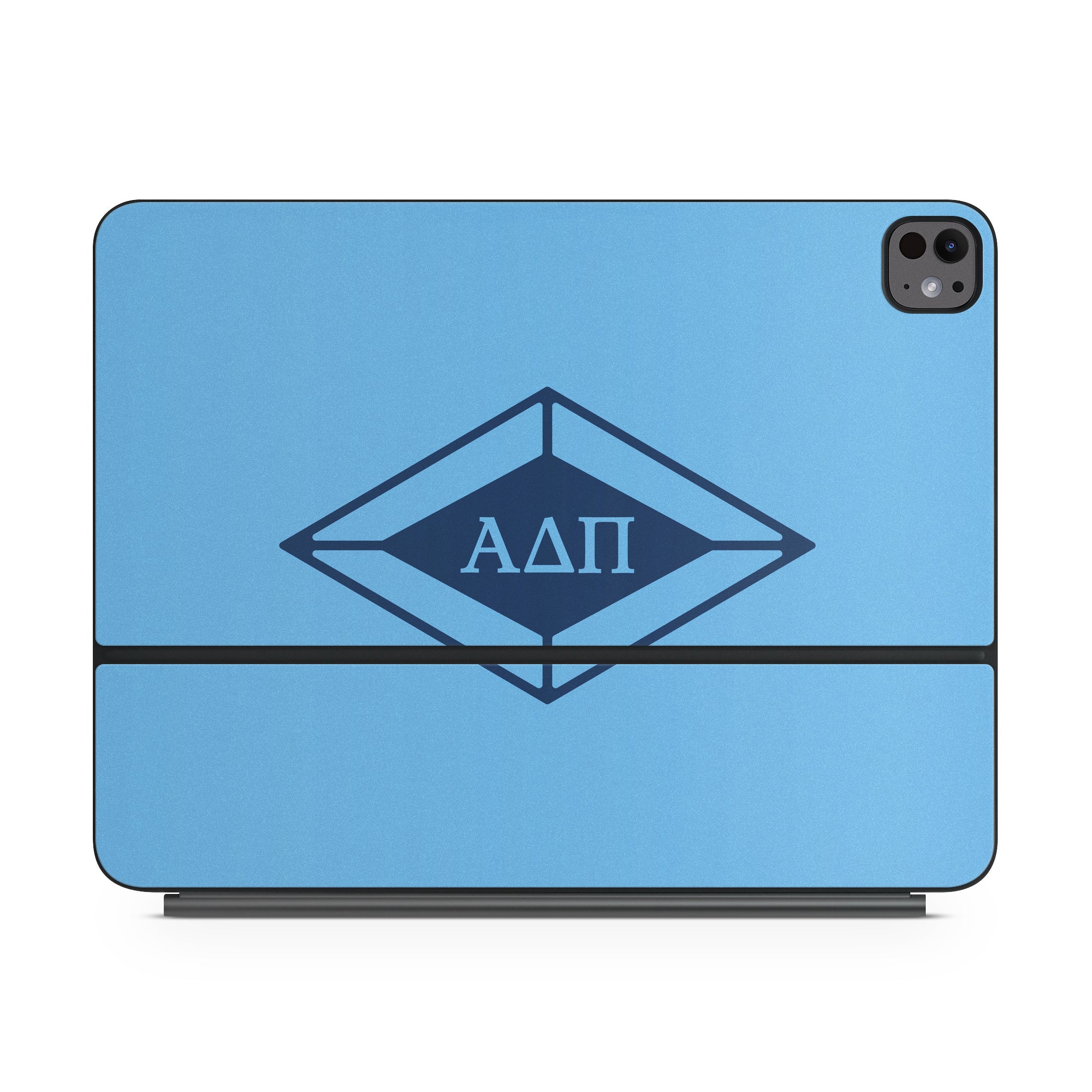 Alpha Delta Pi Diamond Letters Adelphean Blue - Apple Magic Keyboard for iPad Skin