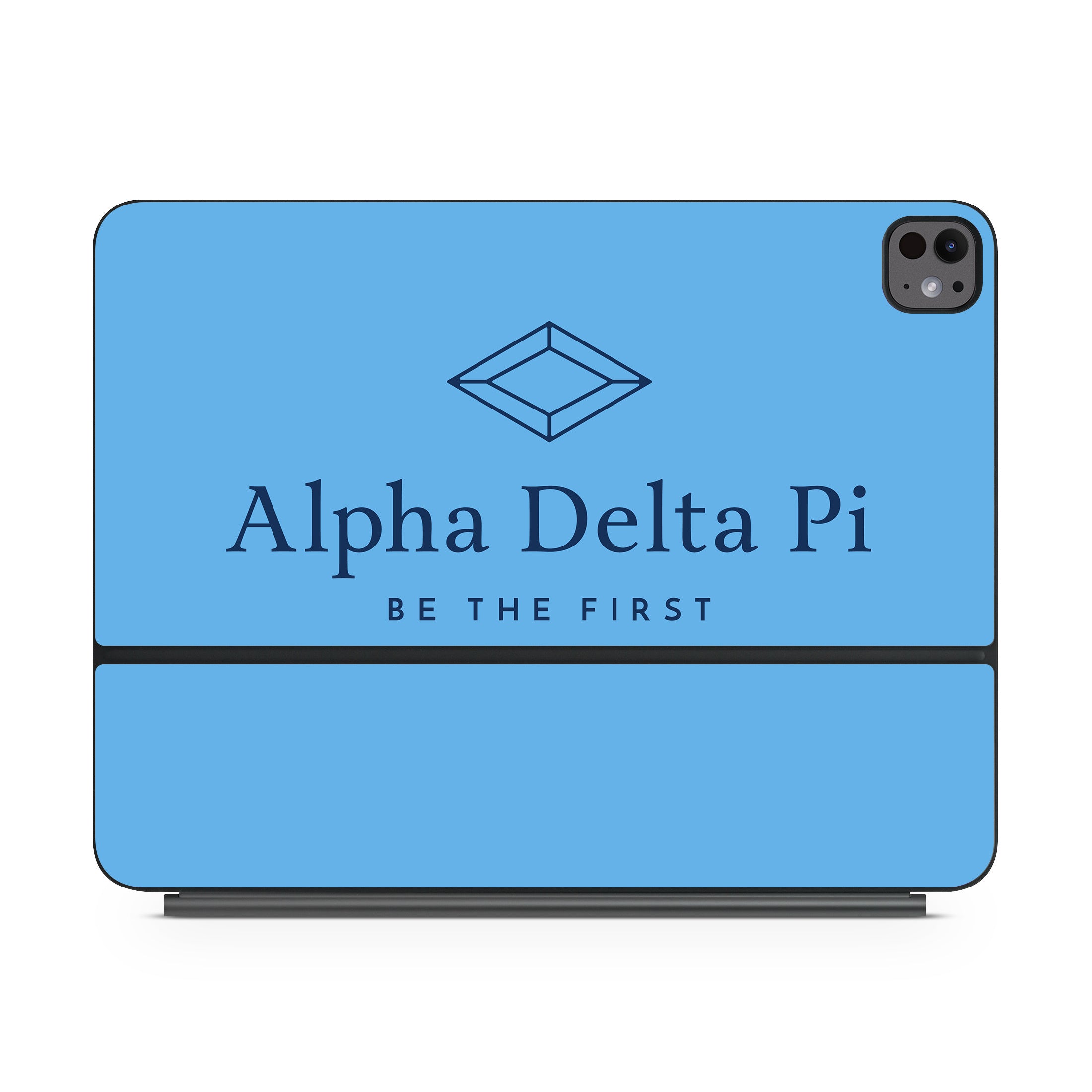 Alpha Delta Pi Primary Logo Adelphean Blue - Apple Magic Keyboard for iPad Skin