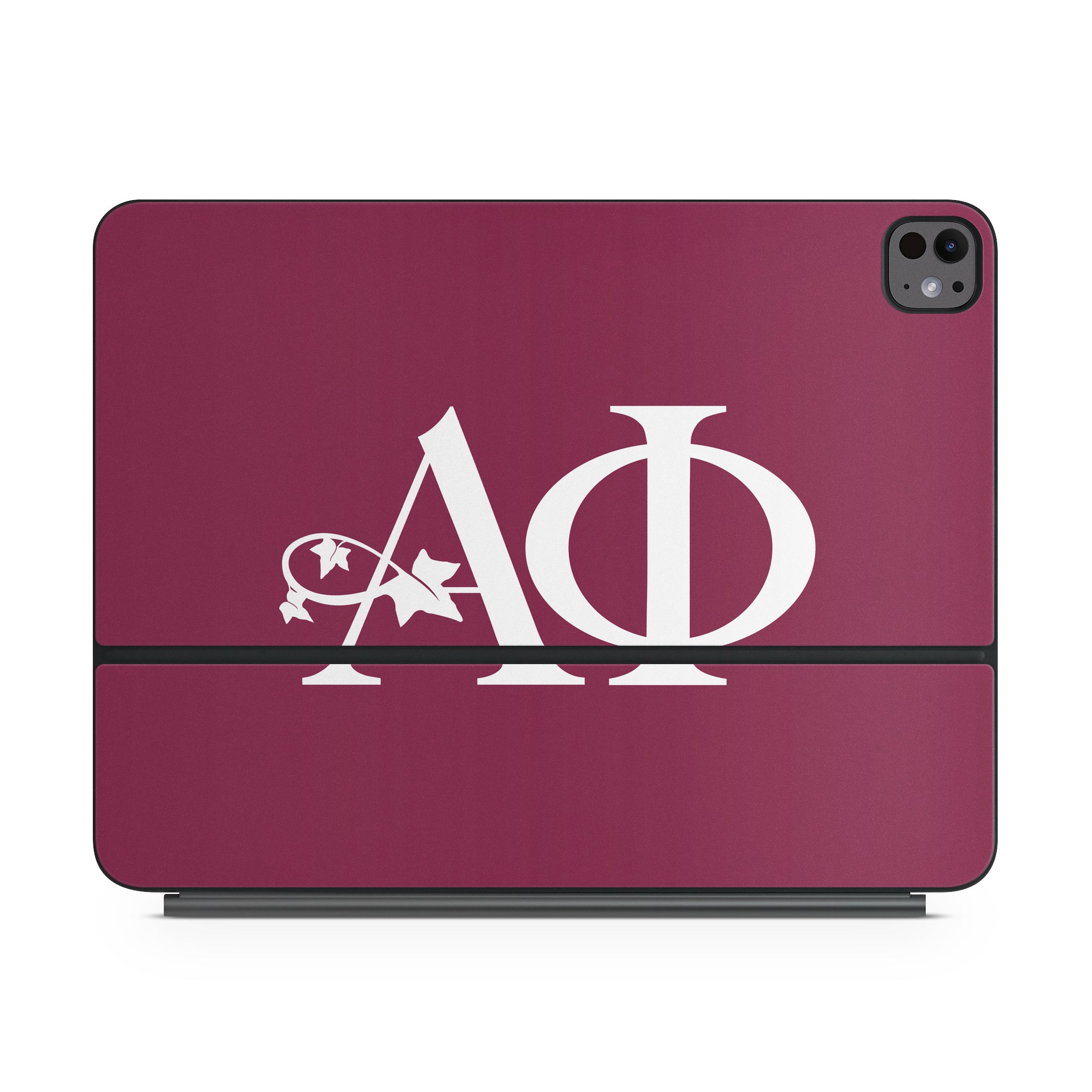 Alpha Phi Greek Letters Bordeaux - Apple Magic Keyboard for iPad Skin