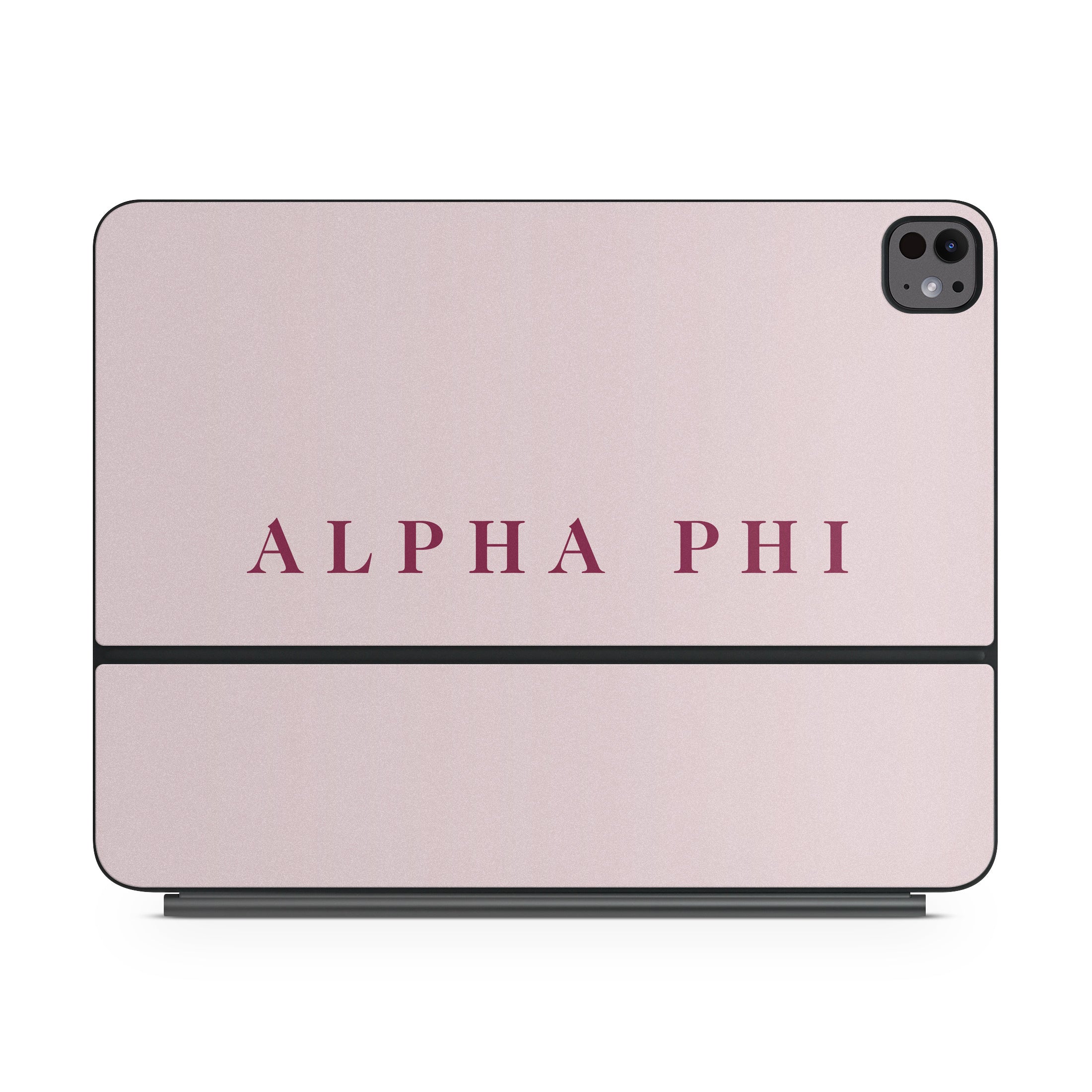 Alpha Phi Wordmark Ivory - Apple Magic Keyboard for iPad Skin