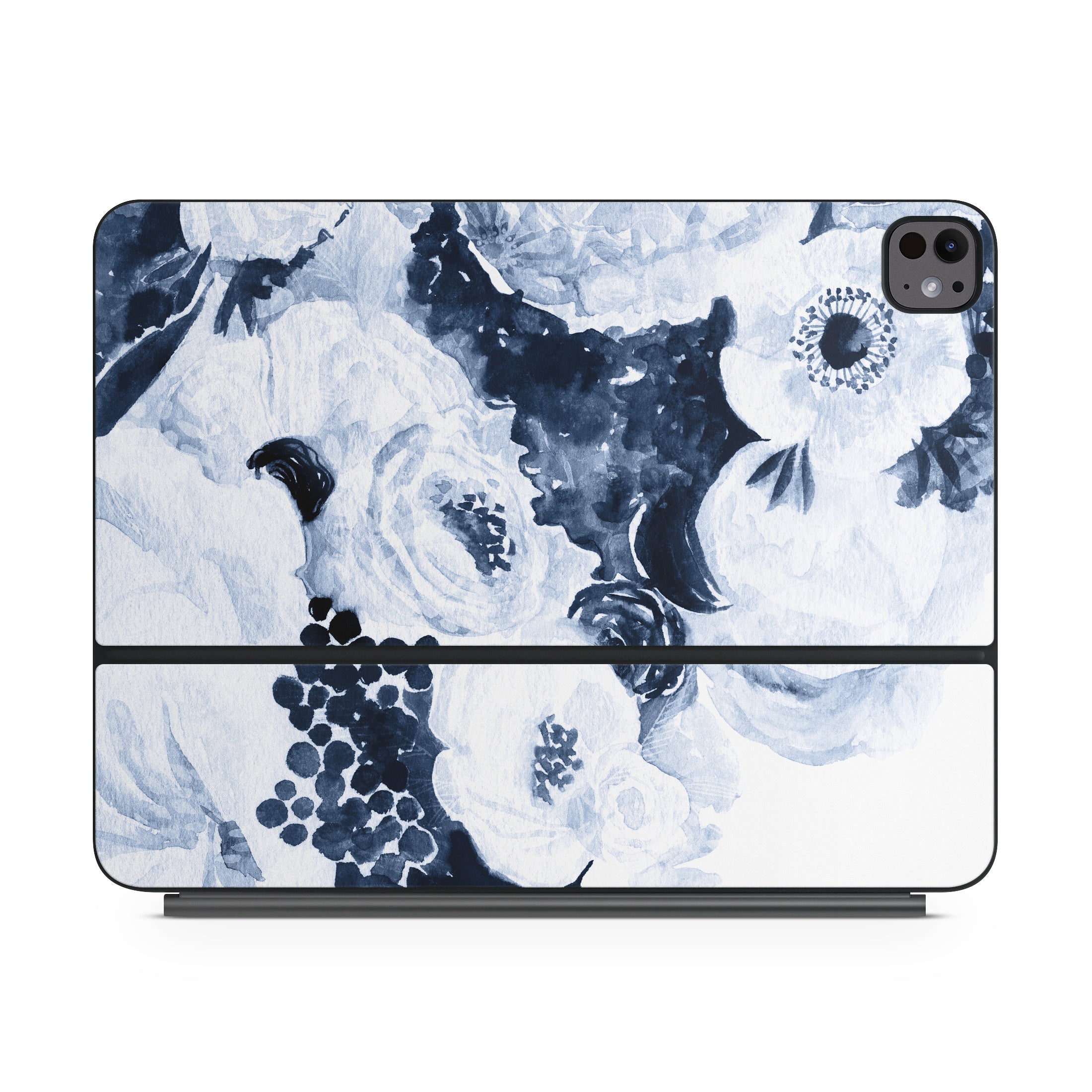 Blue Blooms - Apple Magic Keyboard for iPad Skin