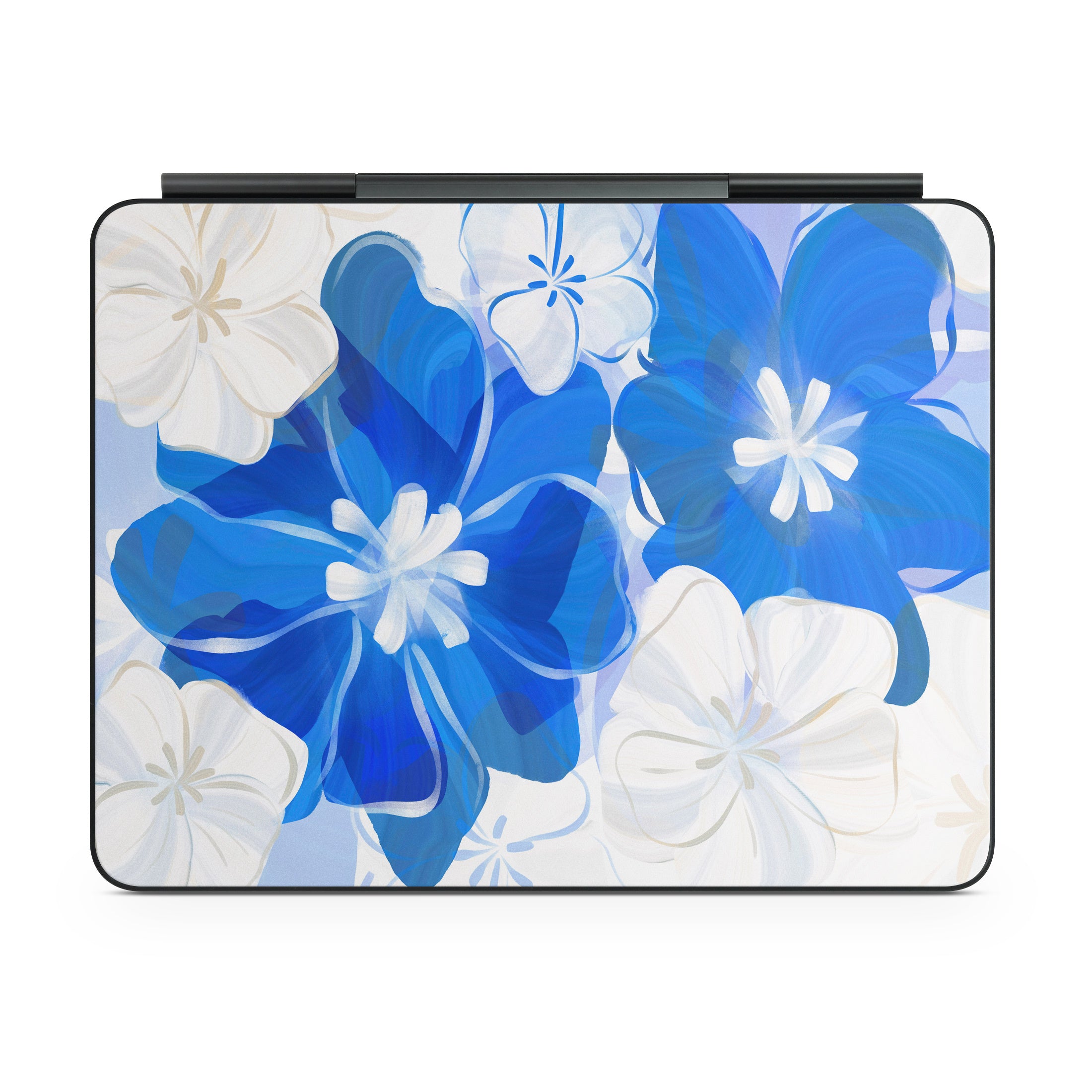 Blue Flowers - Apple Magic Keyboard for iPad Skin