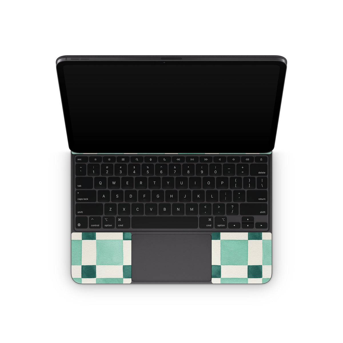 Checker Mosaic Green - Apple Magic Keyboard for iPad Skin