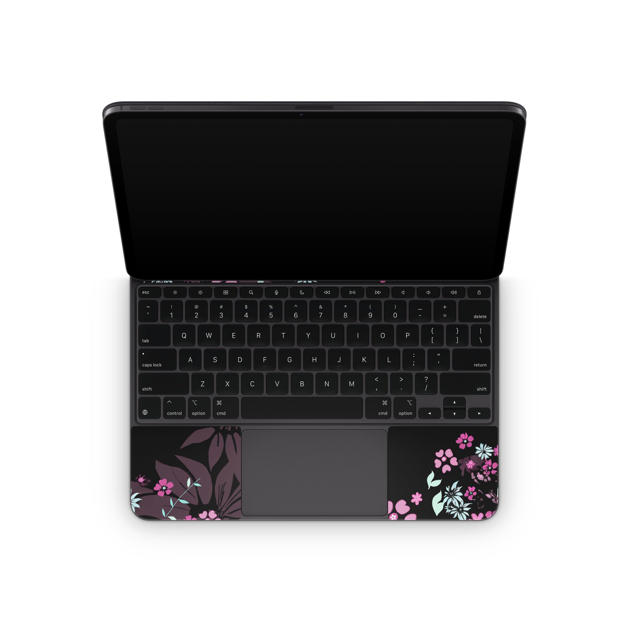 Dark Flowers - Apple Magic Keyboard for iPad Skin