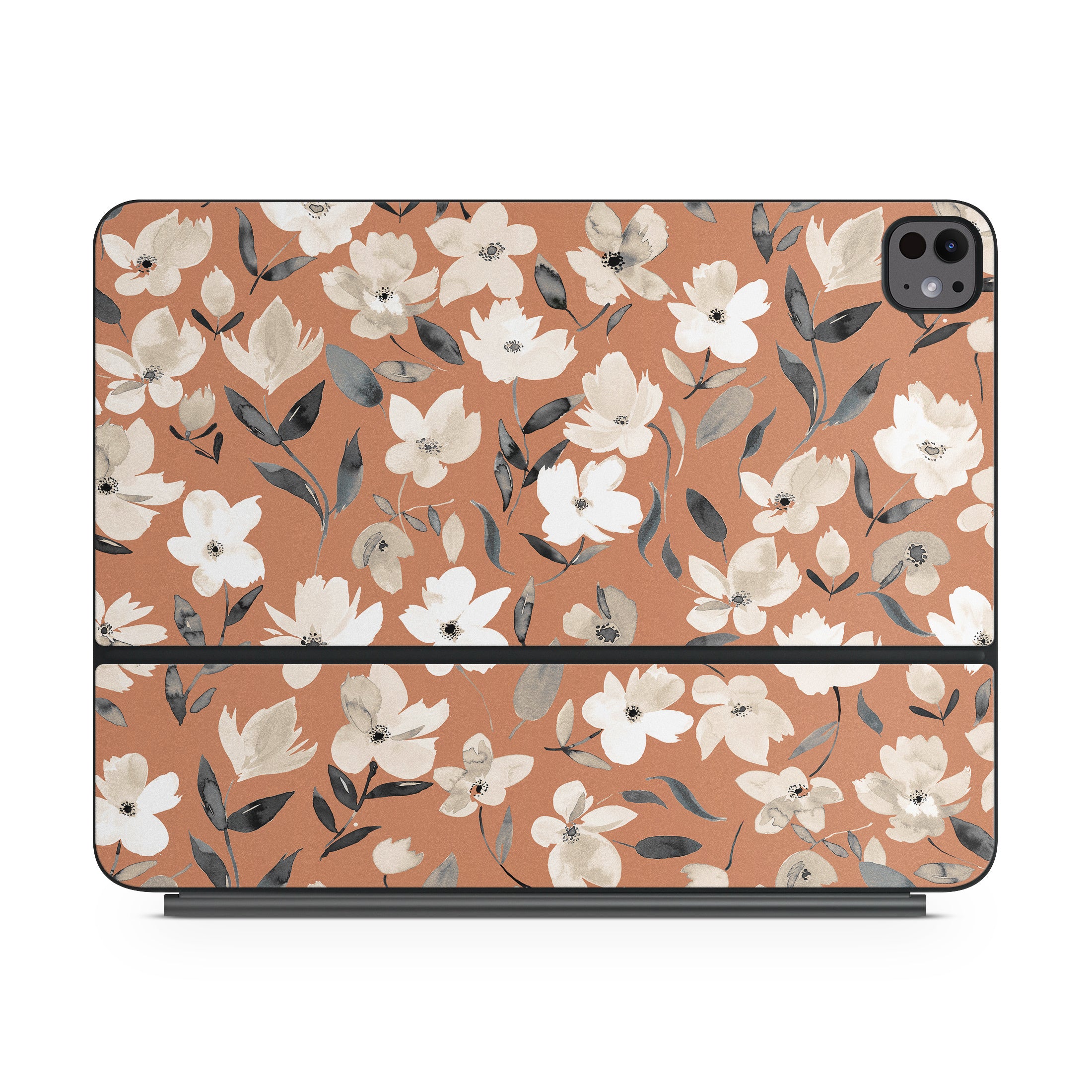 Fresh Flowers Copper - Apple Magic Keyboard for iPad Skin