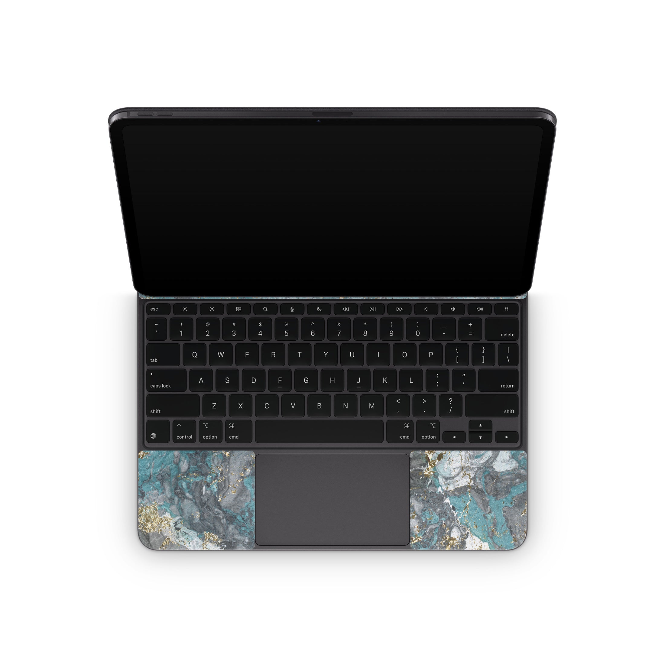 Gilded Glacier Marble - Apple Magic Keyboard for iPad Skin