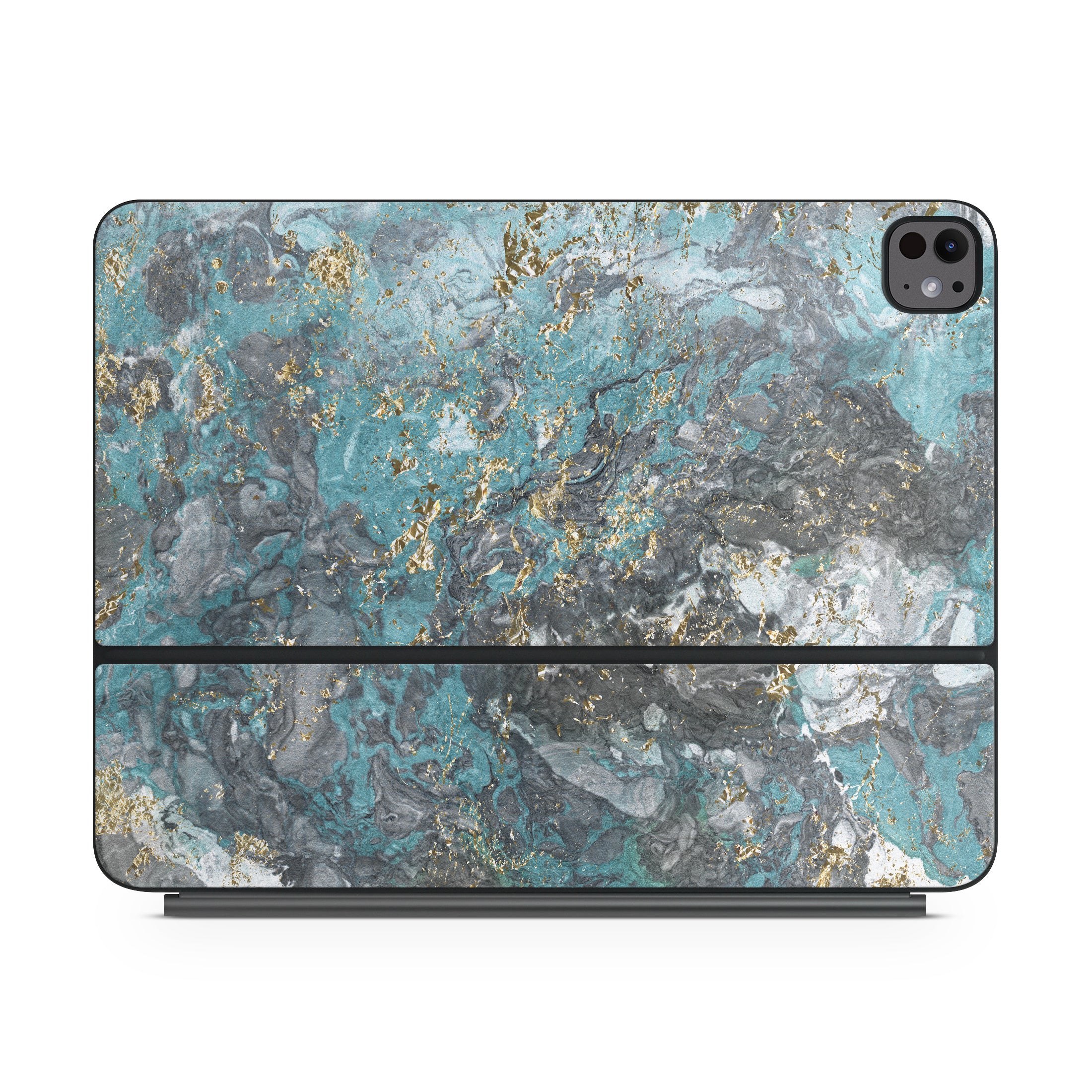 Gilded Glacier Marble - Apple Magic Keyboard for iPad Skin