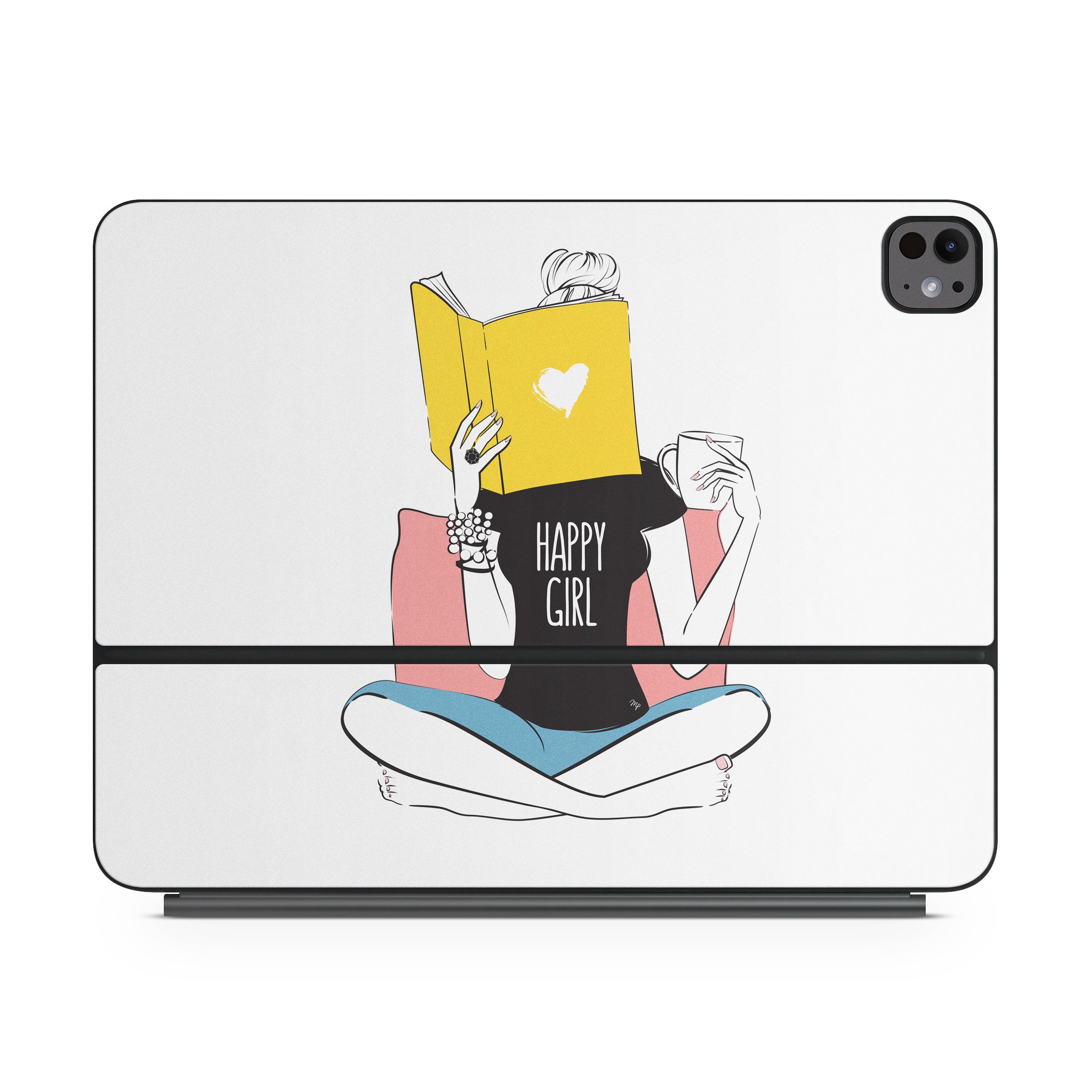 Happy Girl - Apple Magic Keyboard for iPad Skin