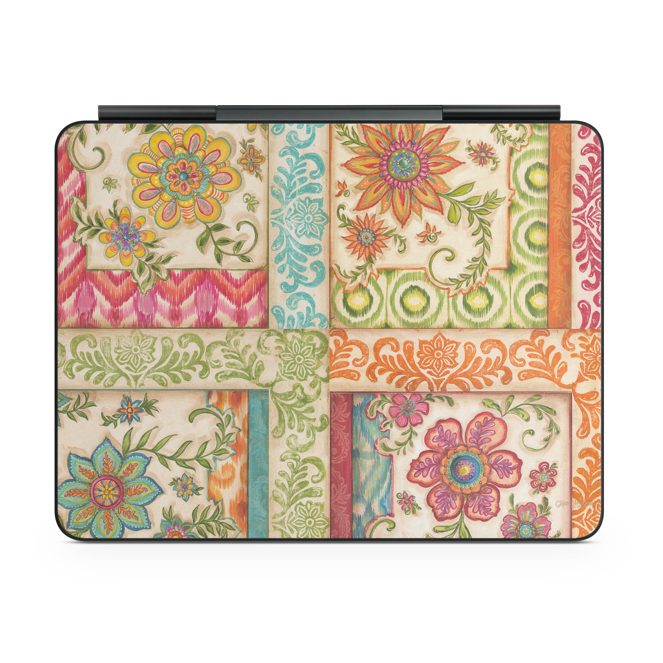 Ikat Floral - Apple Magic Keyboard for iPad Skin