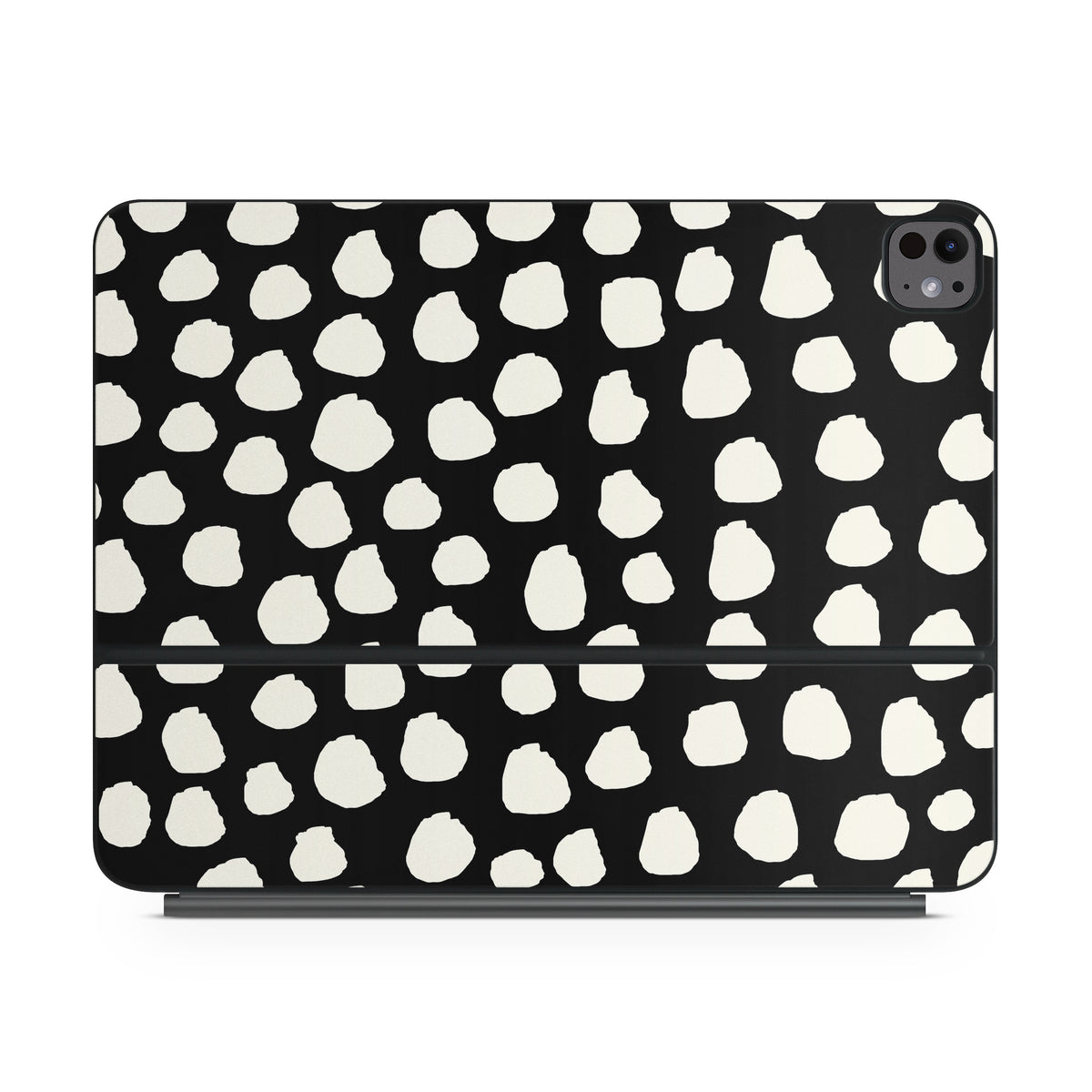 Inky Spots Black - Apple Magic Keyboard for iPad Skin