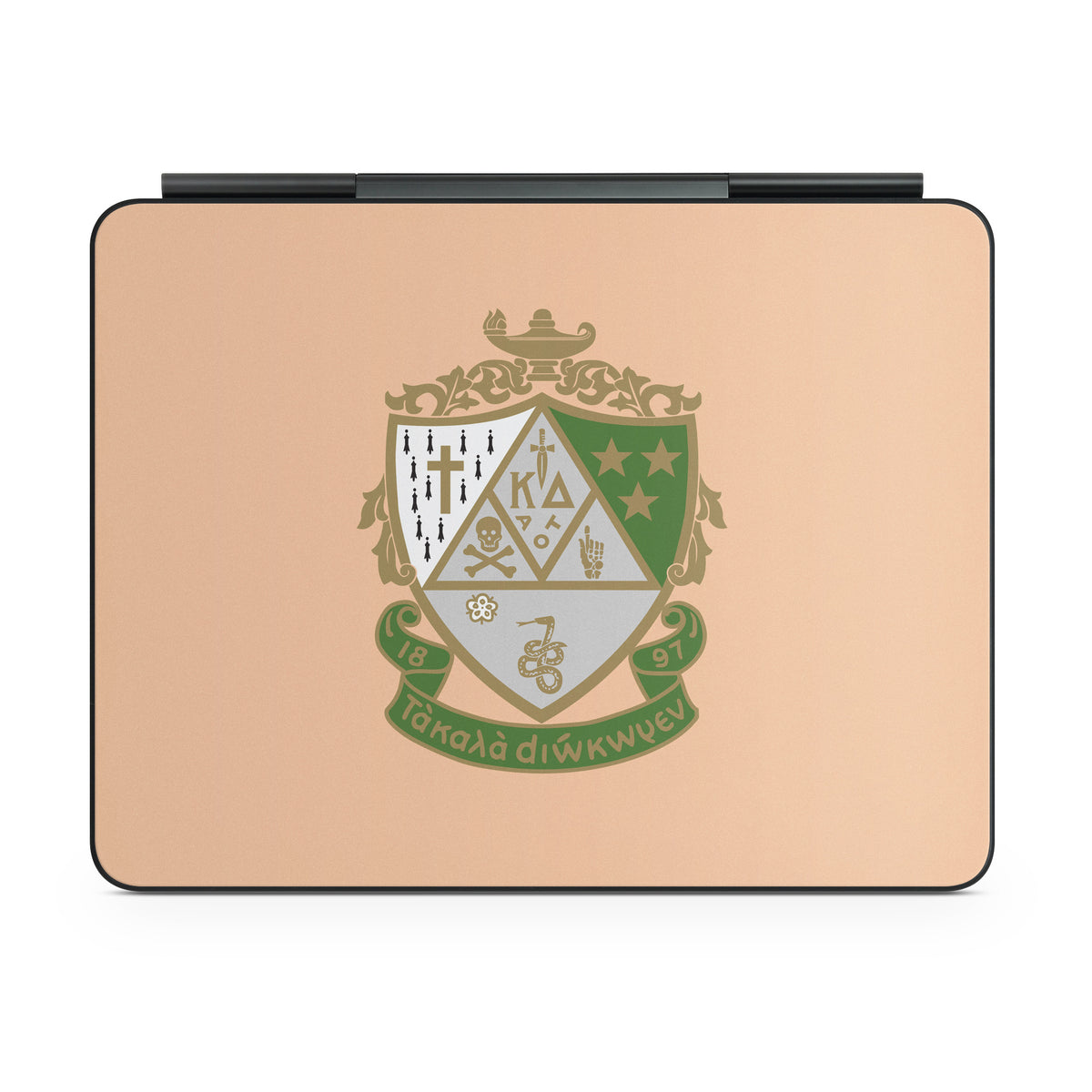 Kappa Delta Crest Empowered Peach - Apple Magic Keyboard for iPad Skin