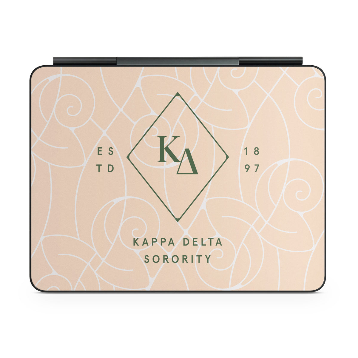 Kappa Delta Diamond Nautilus Waves - Apple Magic Keyboard for iPad Skin