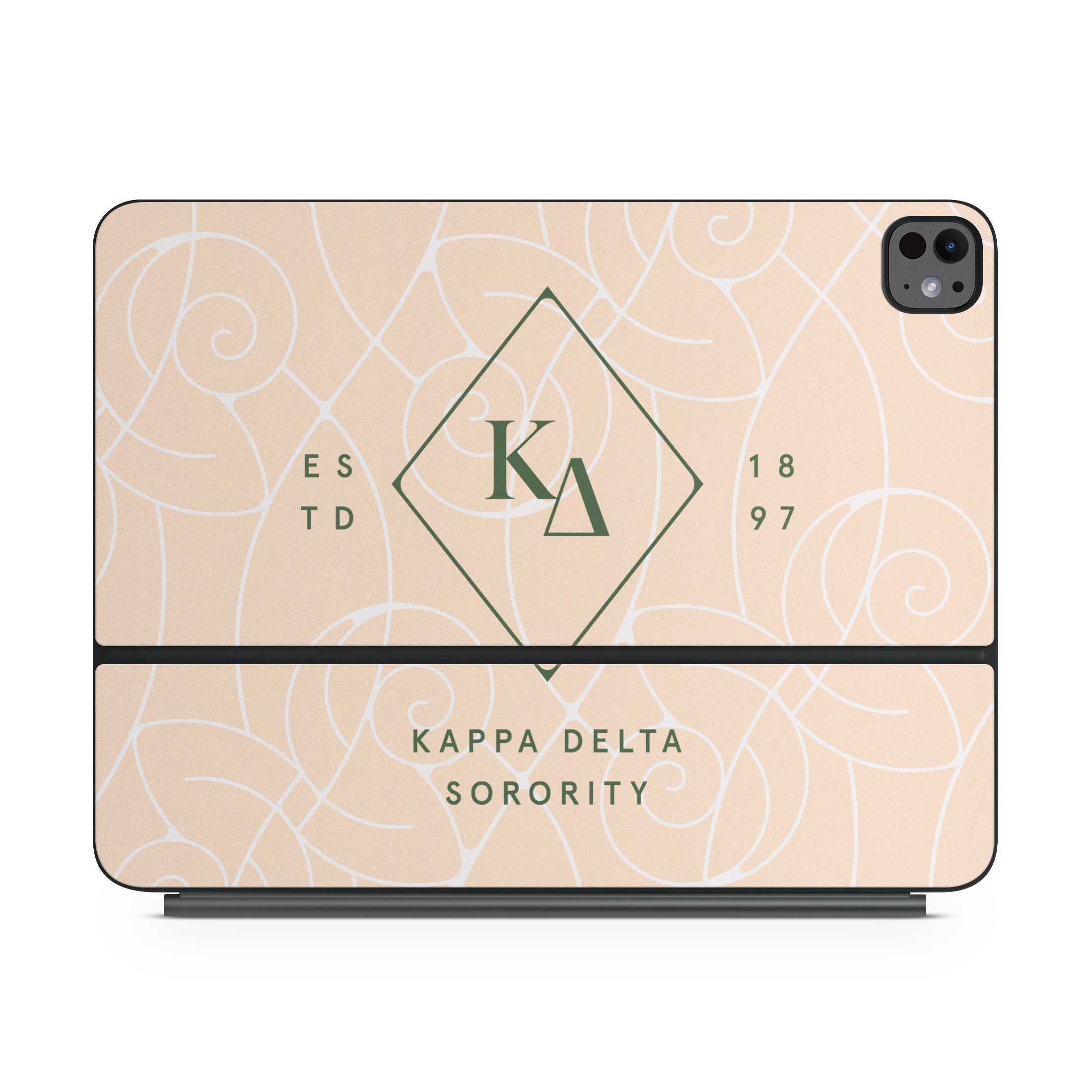 Kappa Delta Diamond Nautilus Waves - Apple Magic Keyboard for iPad Skin