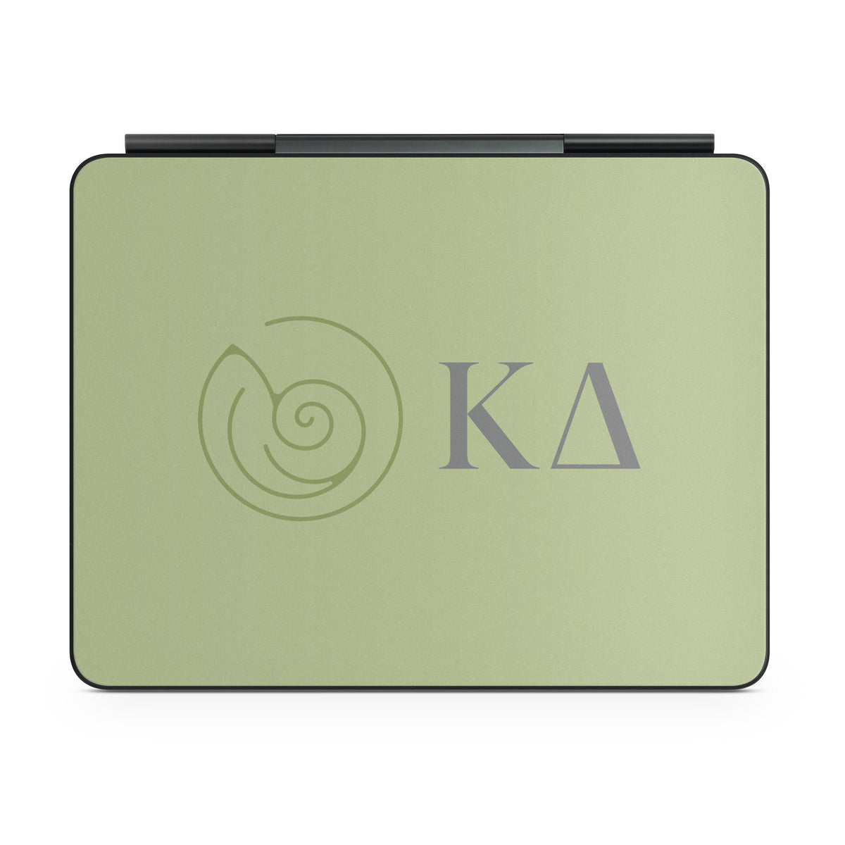 Kappa Delta Greek Letters Light Olive - Apple Magic Keyboard for iPad Skin