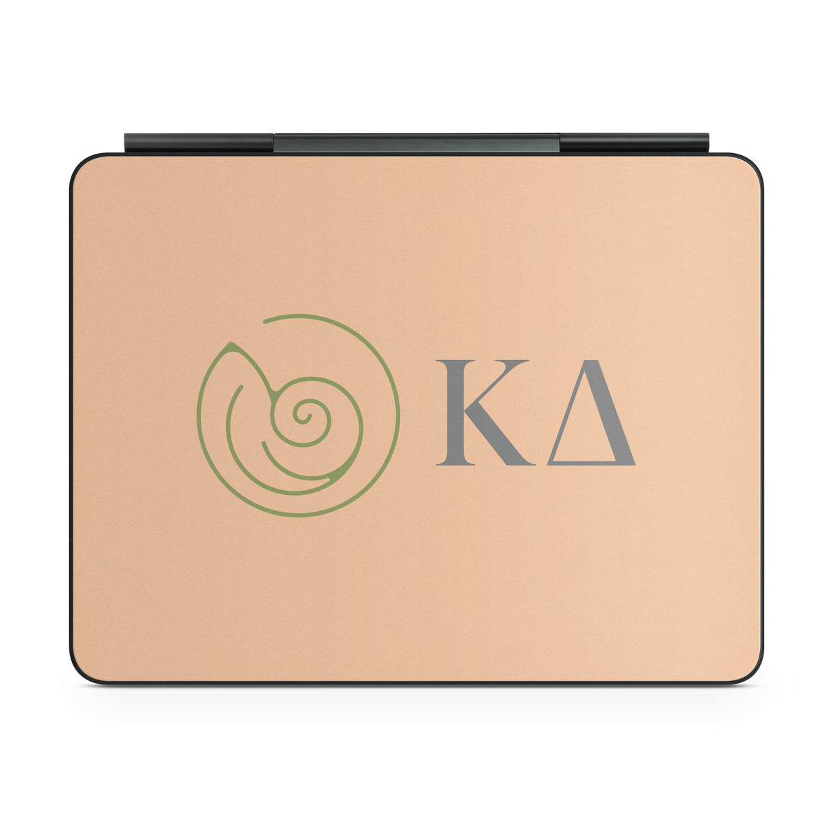 Kappa Delta Greek Letters Empowered Peach - Apple Magic Keyboard for iPad Skin
