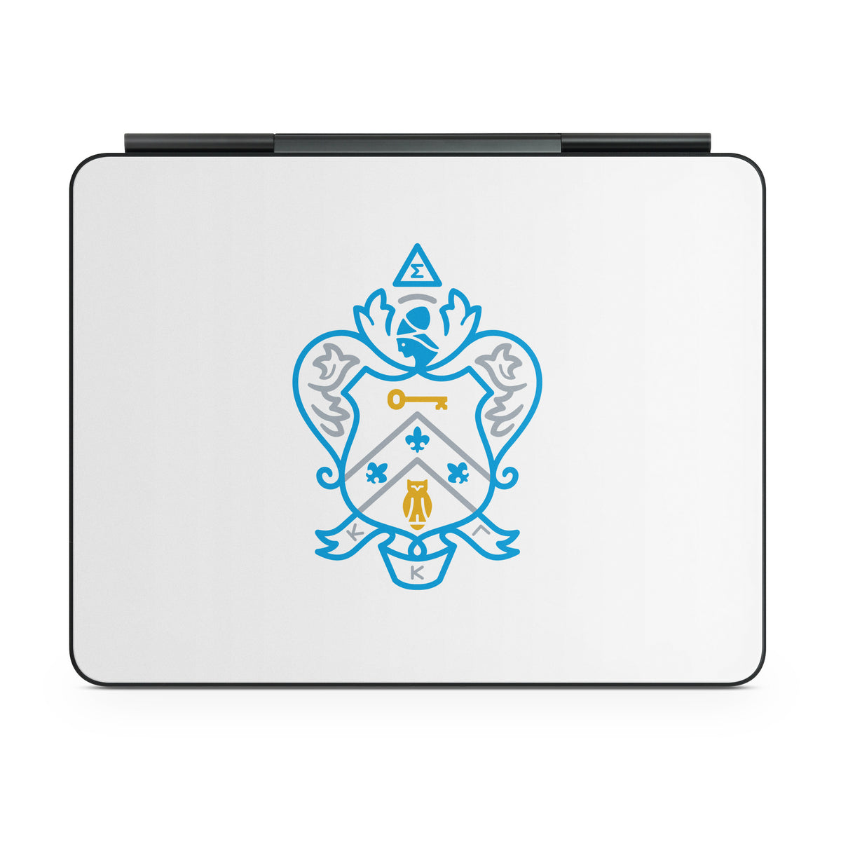 Kappa Kappa Gamma Coat of Arms White - Apple Magic Keyboard for iPad Skin