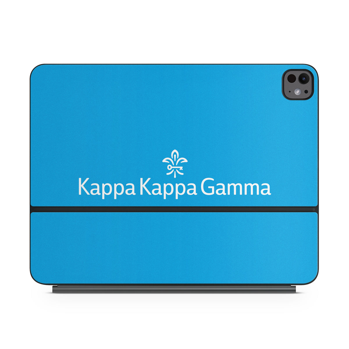 Kappa Kappa Gamma Brandmark Gamma Blue - Apple Magic Keyboard for iPad Skin