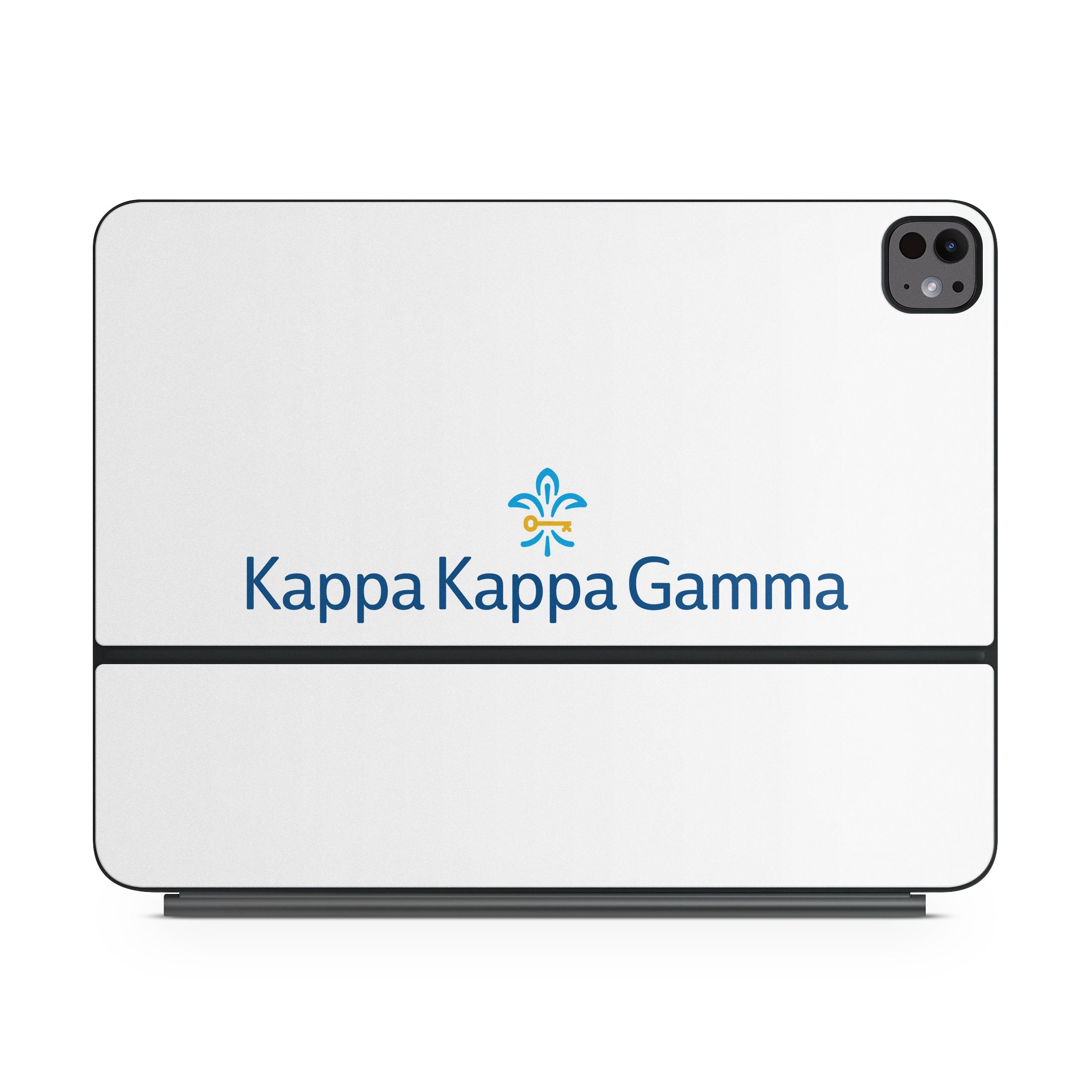 Kappa Kappa Gamma Brandmark White - Apple Magic Keyboard for iPad Skin